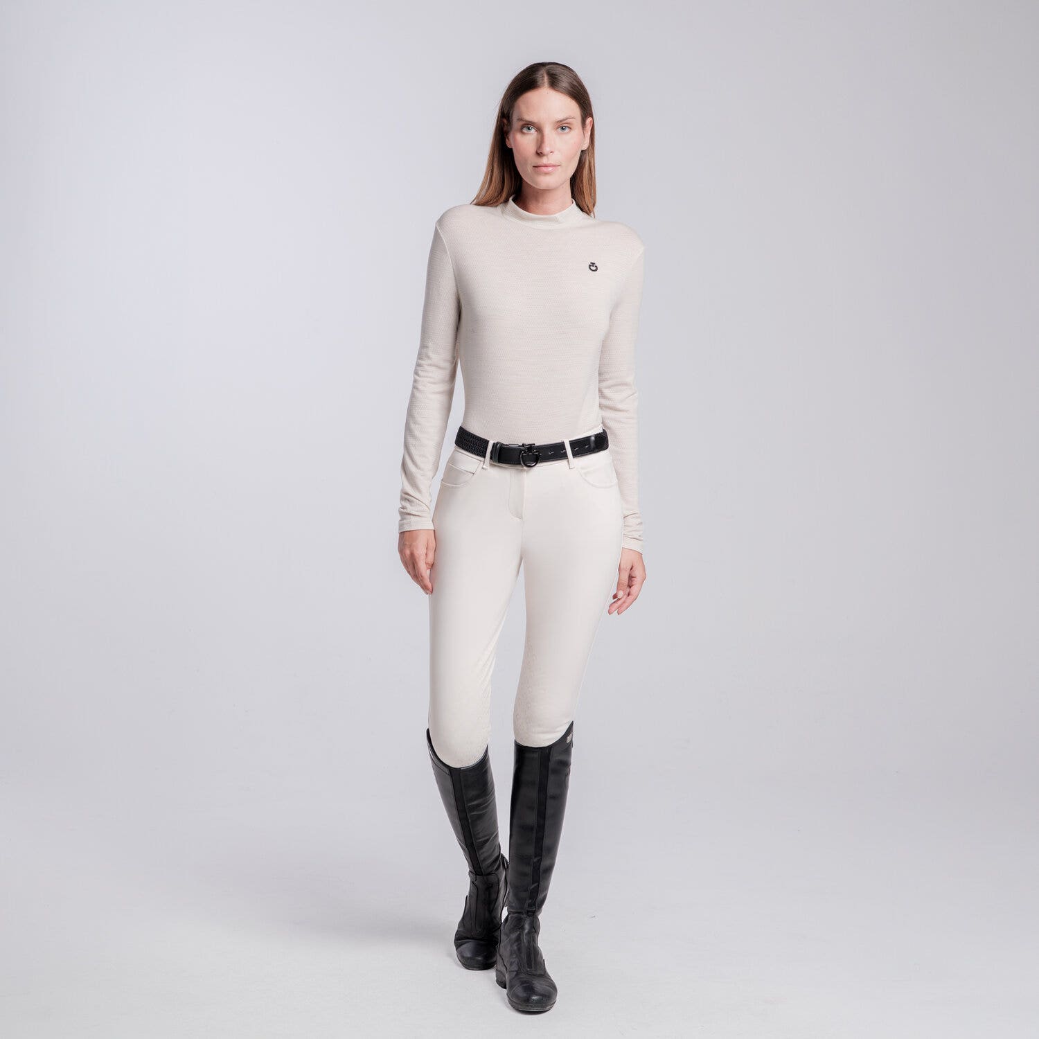 Cavalleria Toscana MAGLIA IN LANA TECNICA DA DONNA RAINY DAY-1