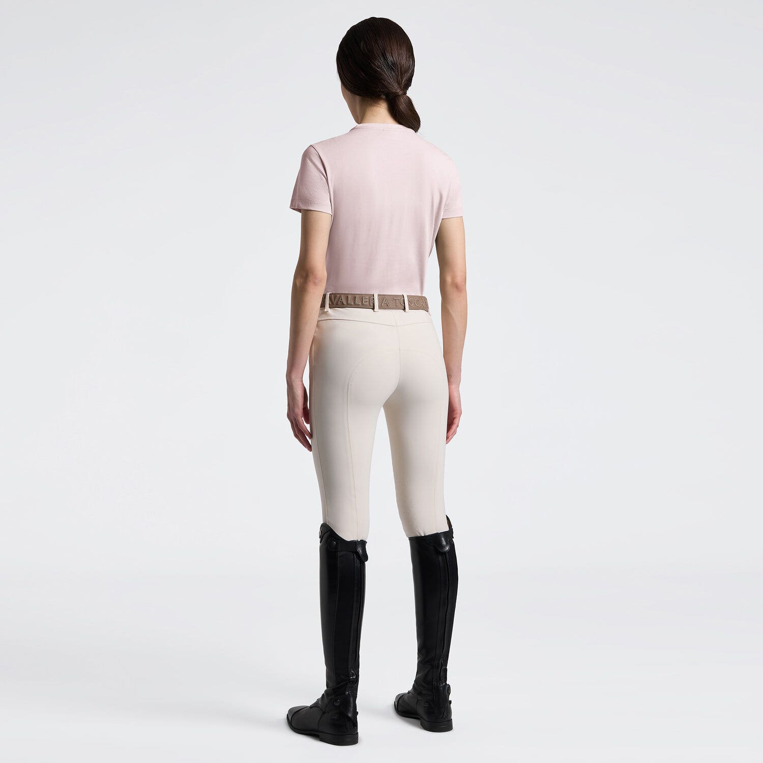 Cavalleria Toscana Women's T-Shirt with Floral Embroidery | Cavalleria Toscana VIOLET ICE-2