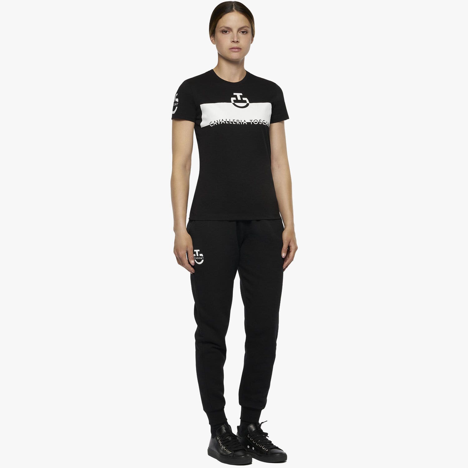 Cavalleria Toscana Women's T-Shirt BLACK-2
