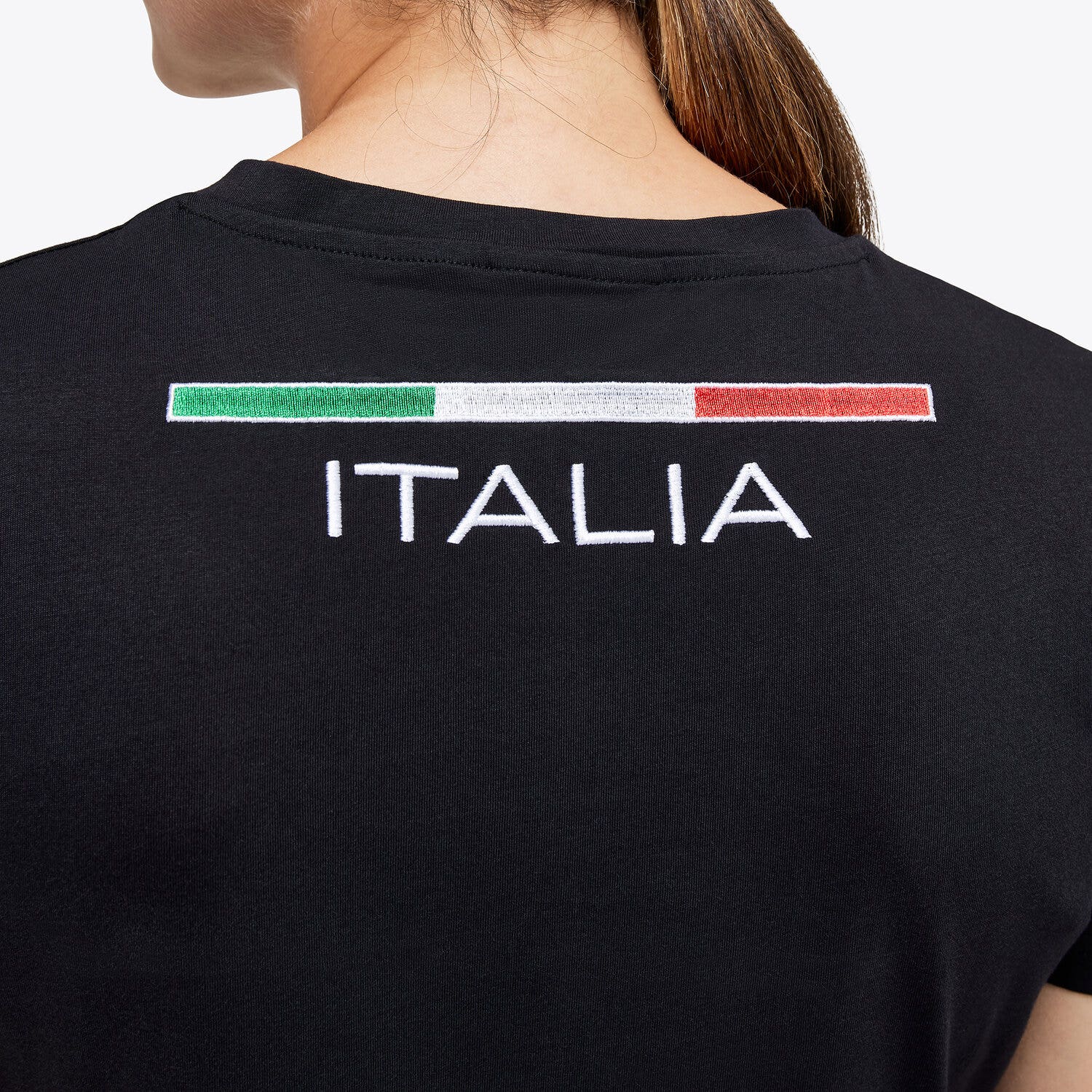 Cavalleria Toscana Cotton Women's FISE t-shirt NAVY-4