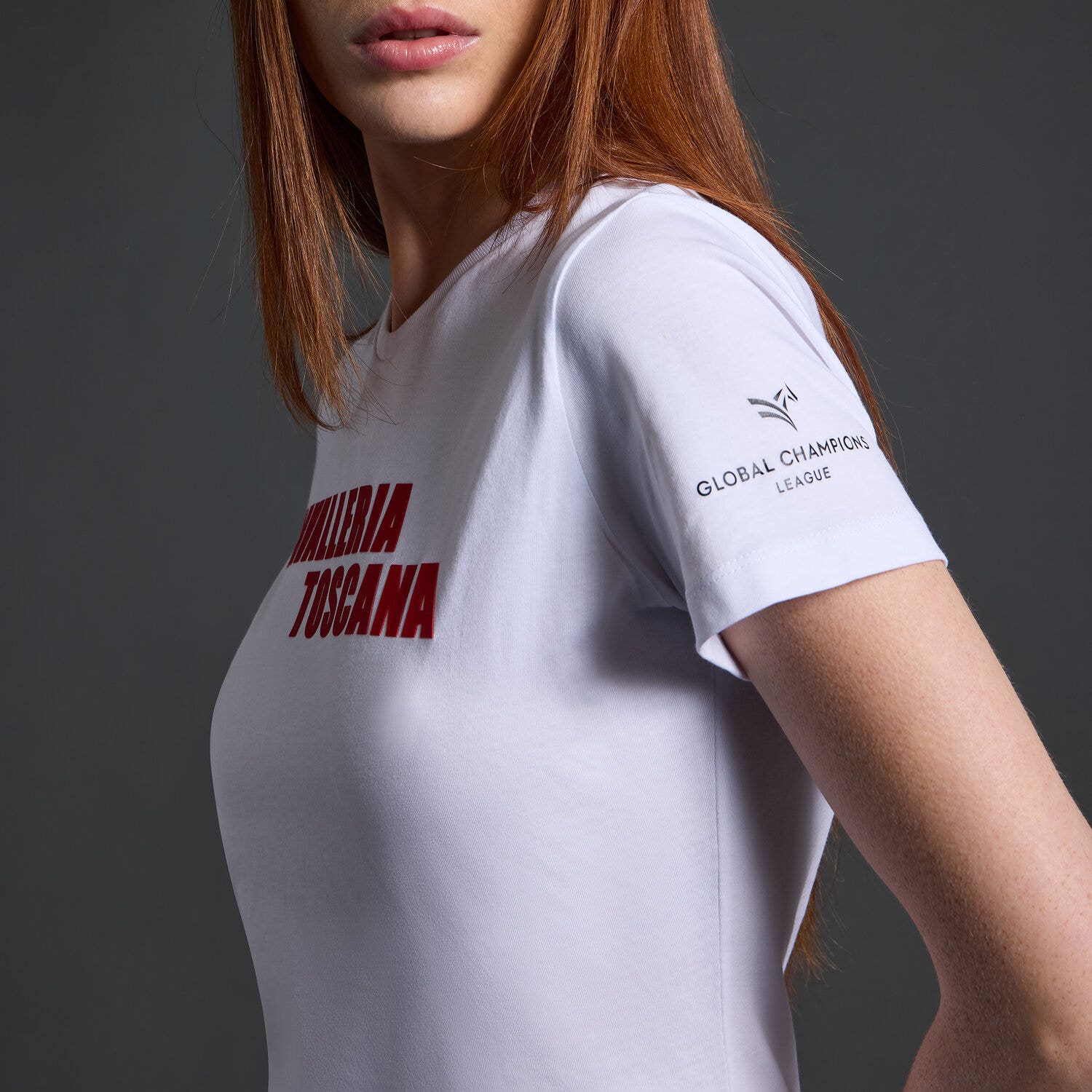 Cavalleria Toscana Cavalleria Toscana x Rome Gladiators Women's T-shirt WHITE-3