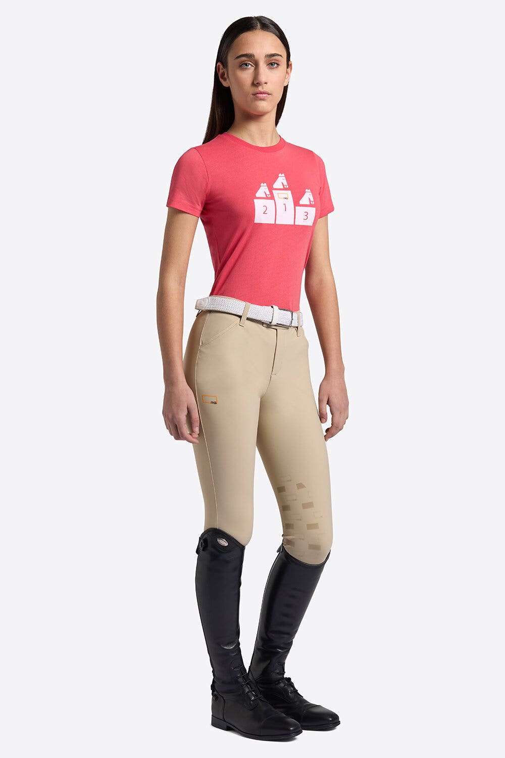 Rider's Gene Rider's Gene girl t-shirt FUSCIA-1