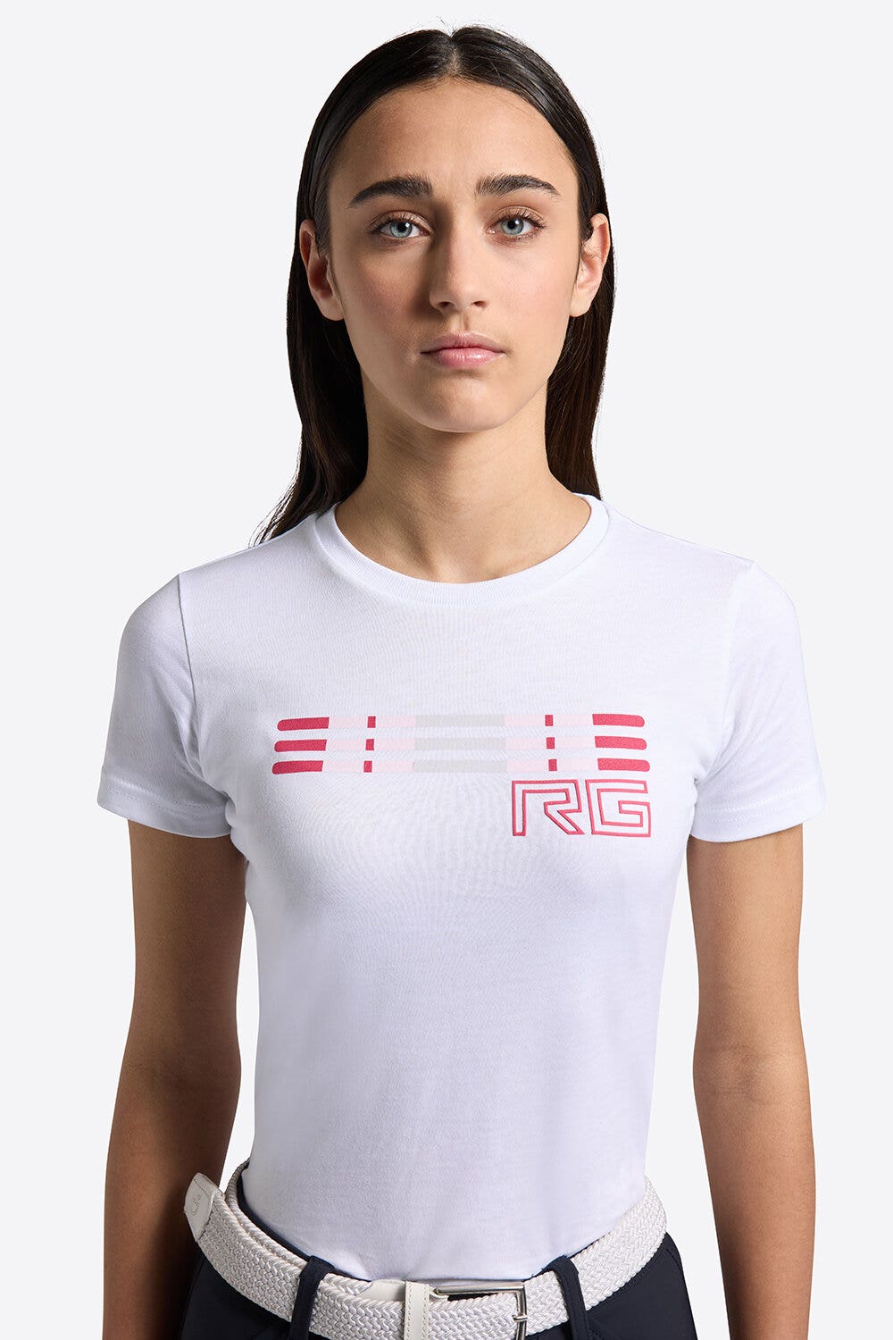 Rider's Gene T-shirt Rider's Gene da bambina WHITE-3