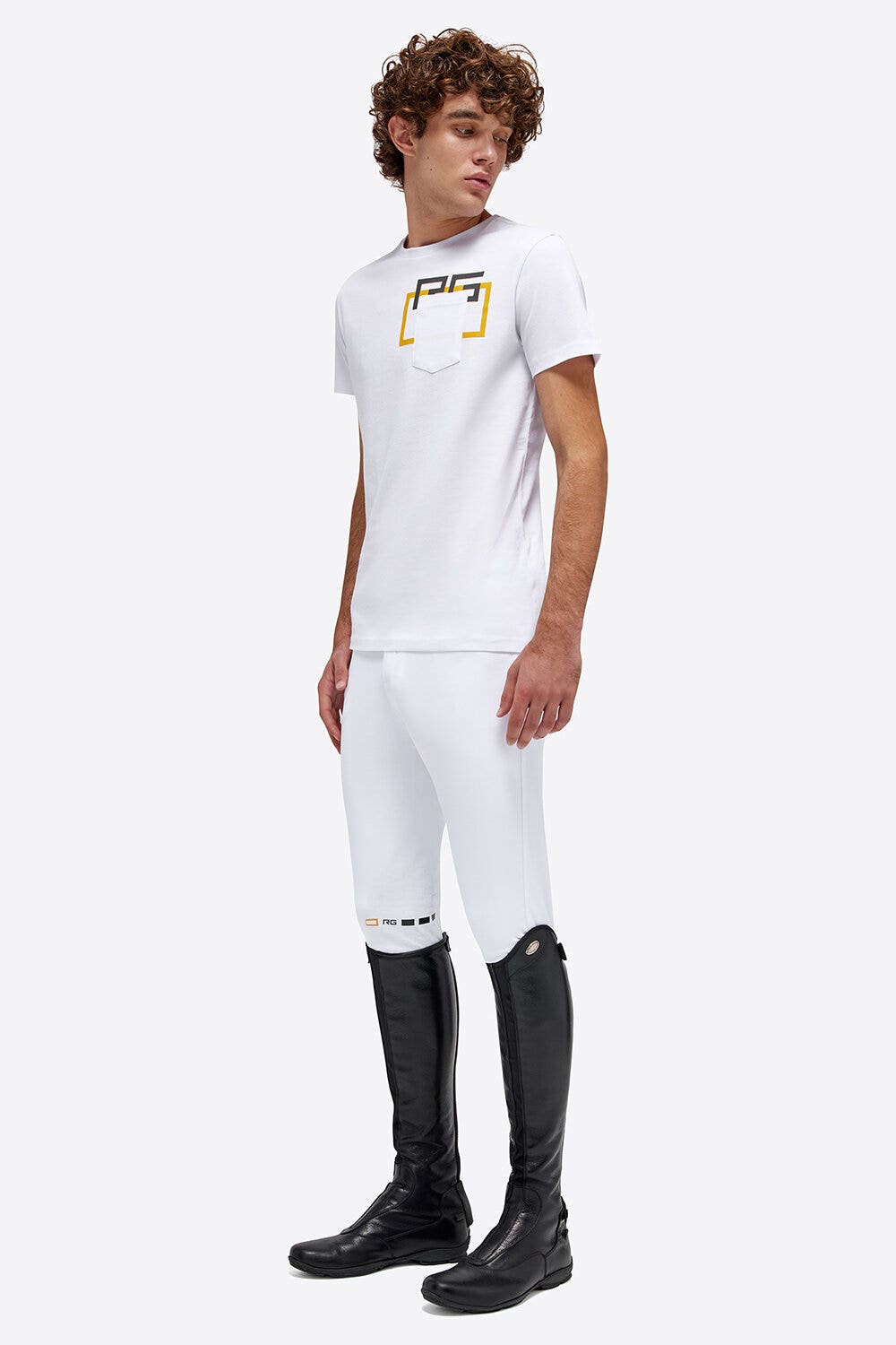 Rider's Gene RG Cotton T-Shirt WHITE-2