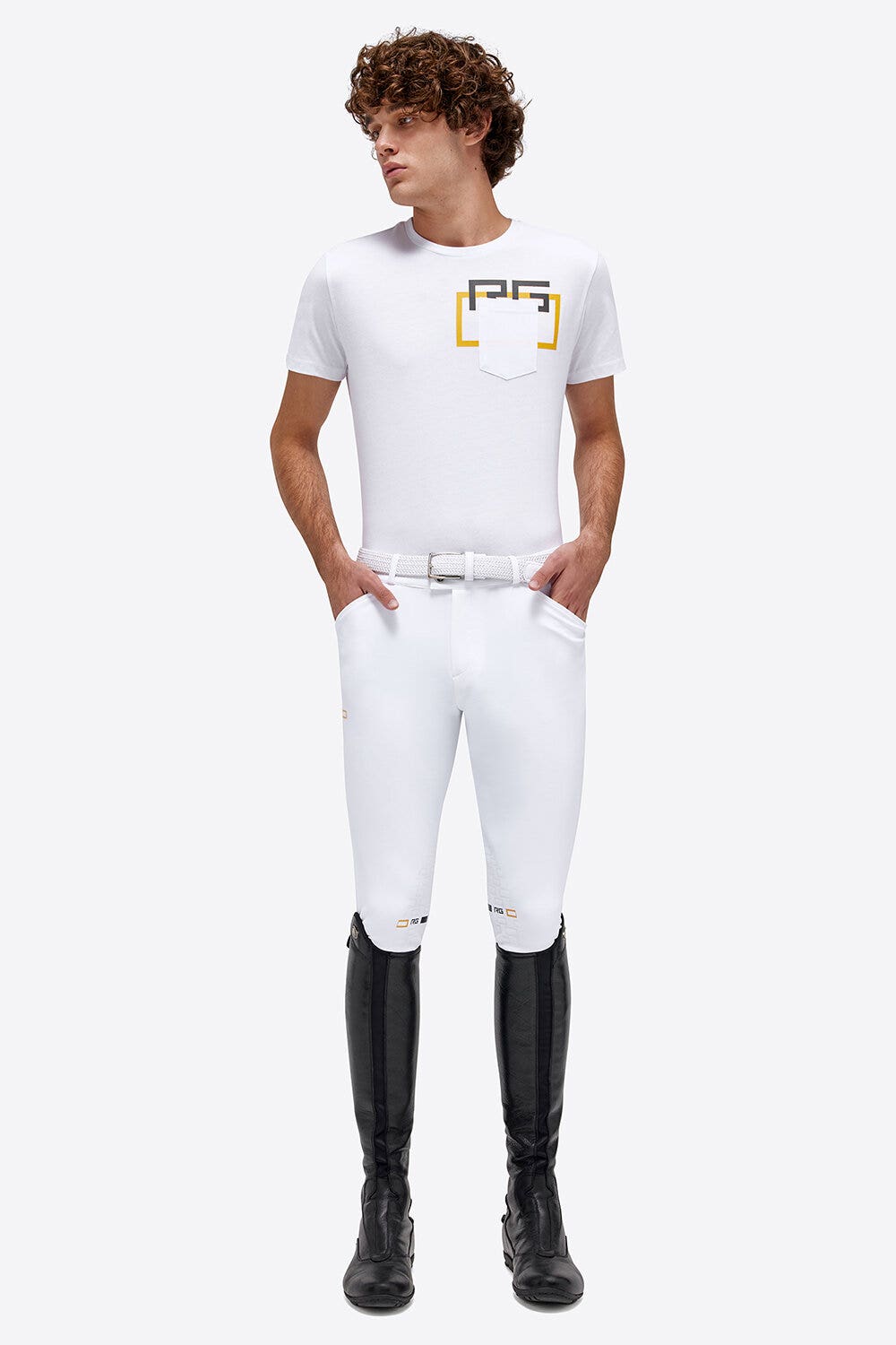 Rider's Gene RG Cotton T-Shirt WHITE-5