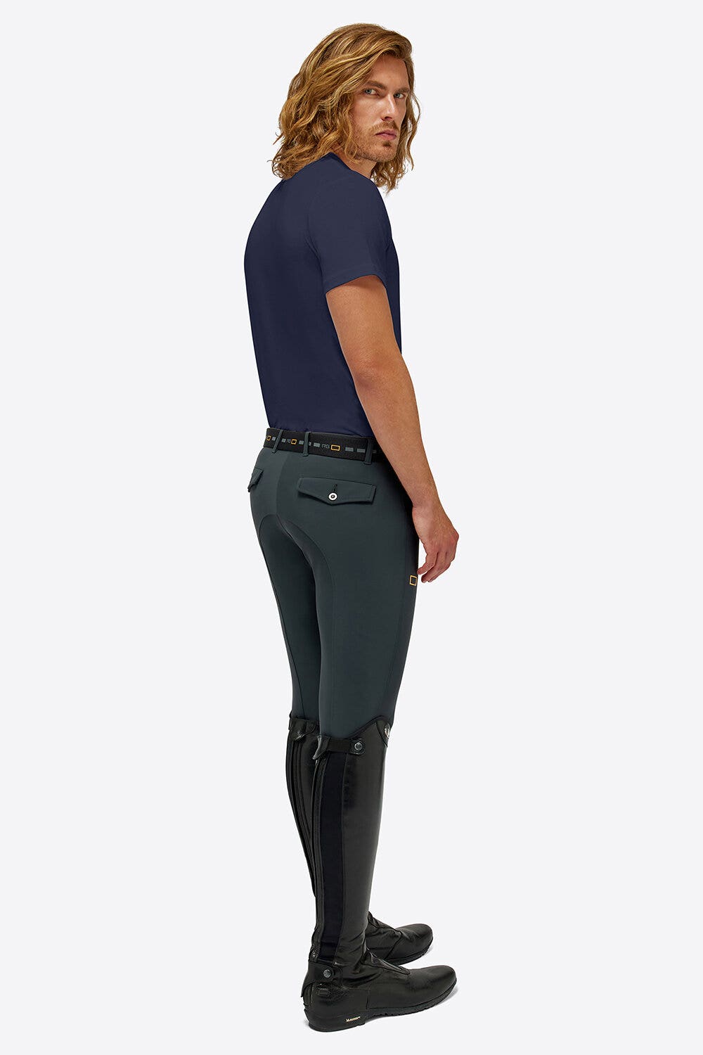 Rider's Gene T-shirt Rider's Gene da uomo ROYAL BLUE-3