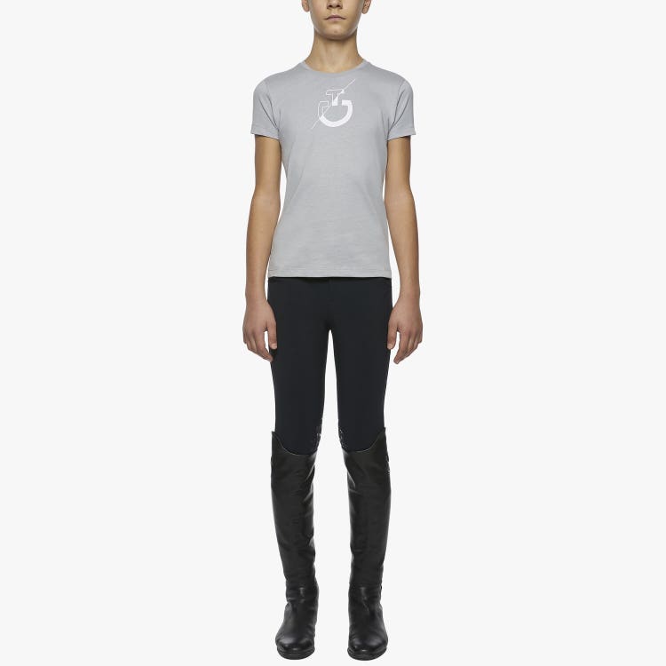 Cavalleria Toscana CT Team boy's t-shirt LIGHT GREY-1