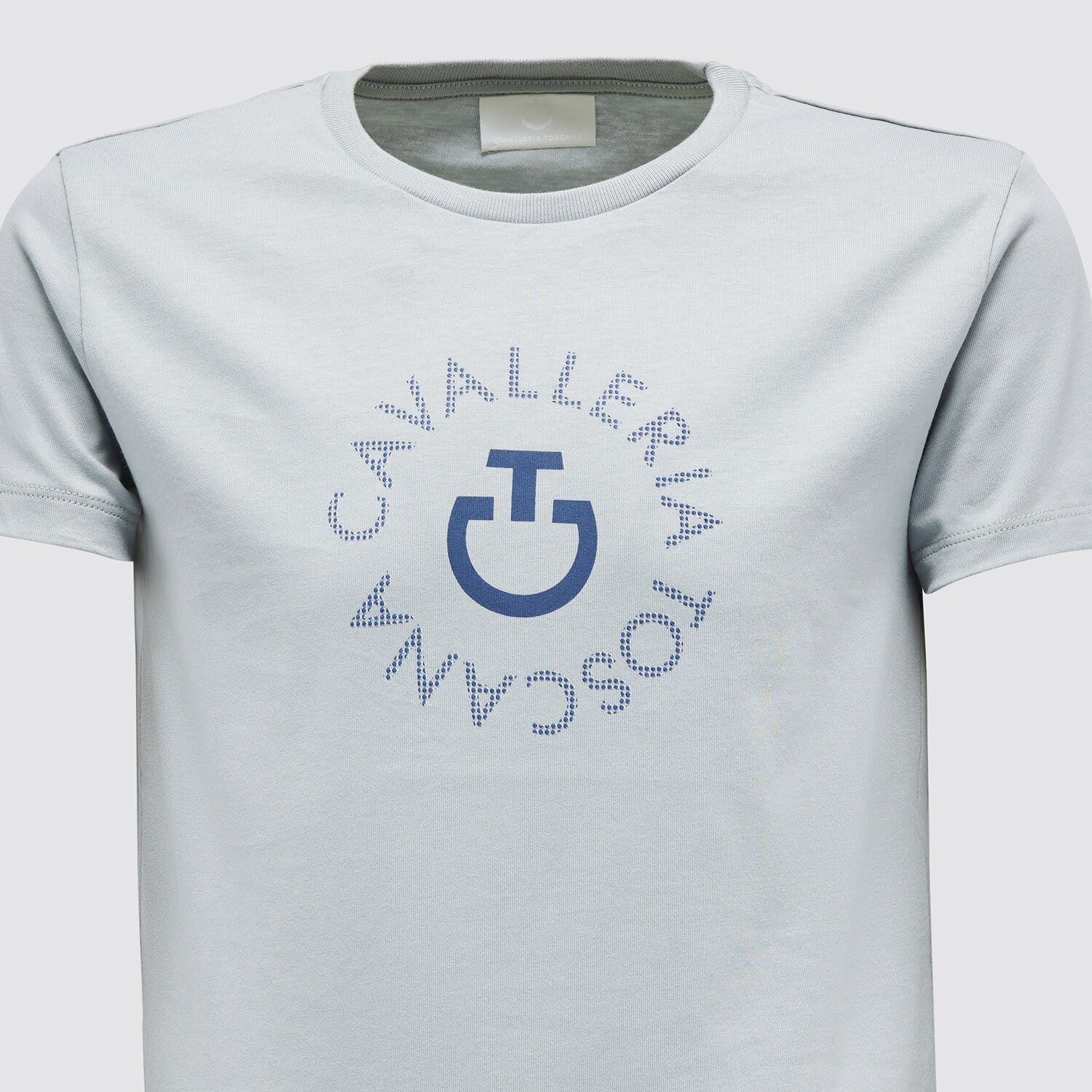 Cavalleria Toscana CT Orbit Print Cotton T-Shirt LIGHT GREY-3