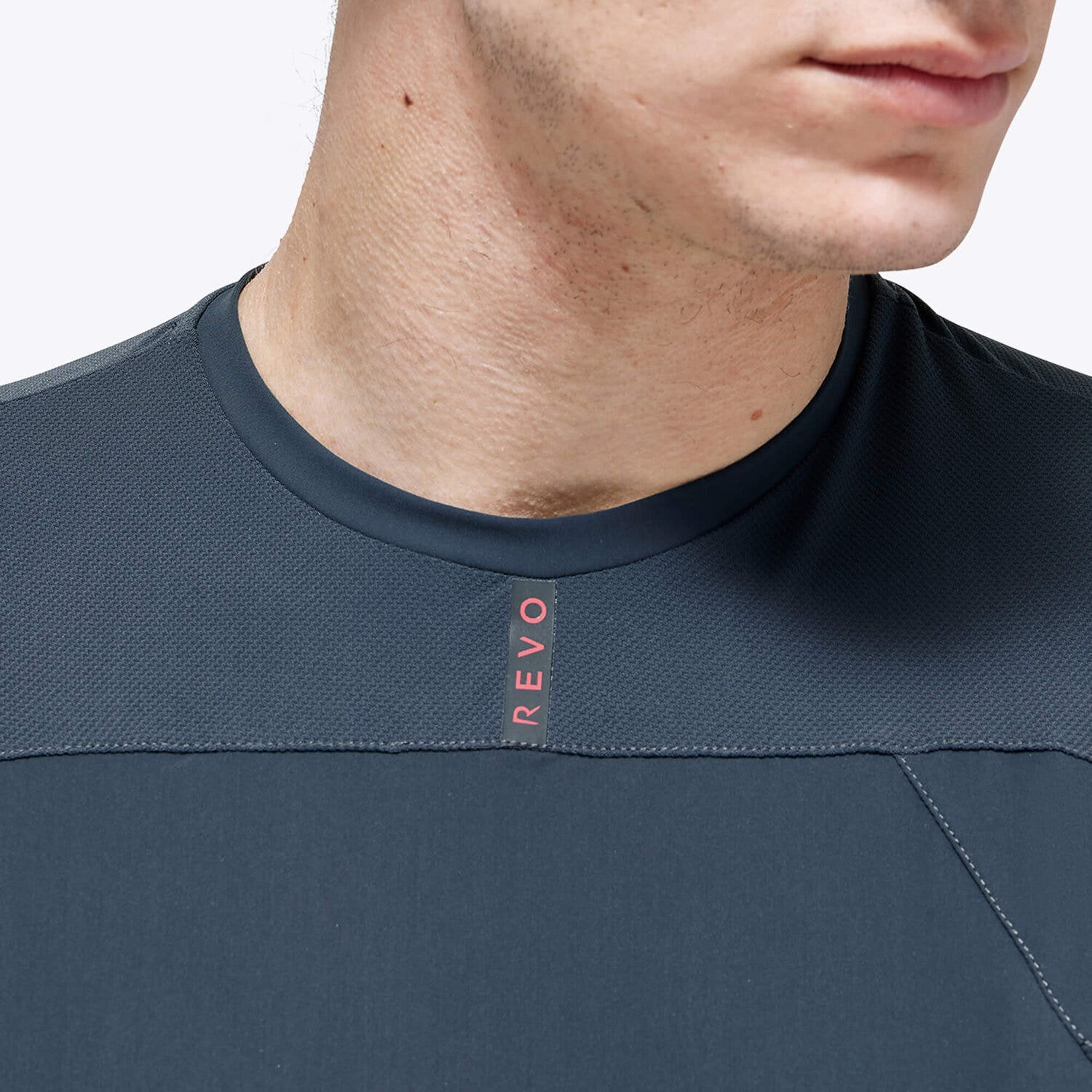 Cavalleria Toscana Men’s jersey mesh T-shirt CHARCOAL GREY-4