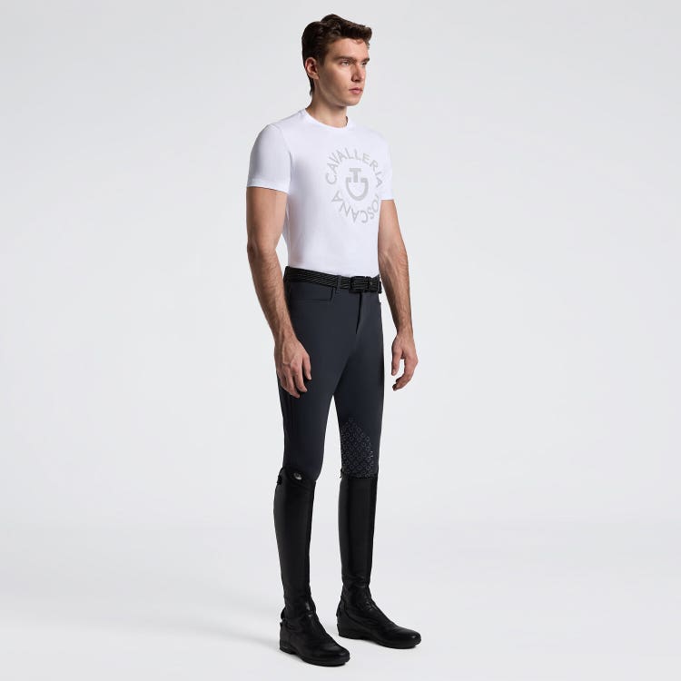 Men's T-Shirt with Embroidered Logo | Cavalleria Toscana