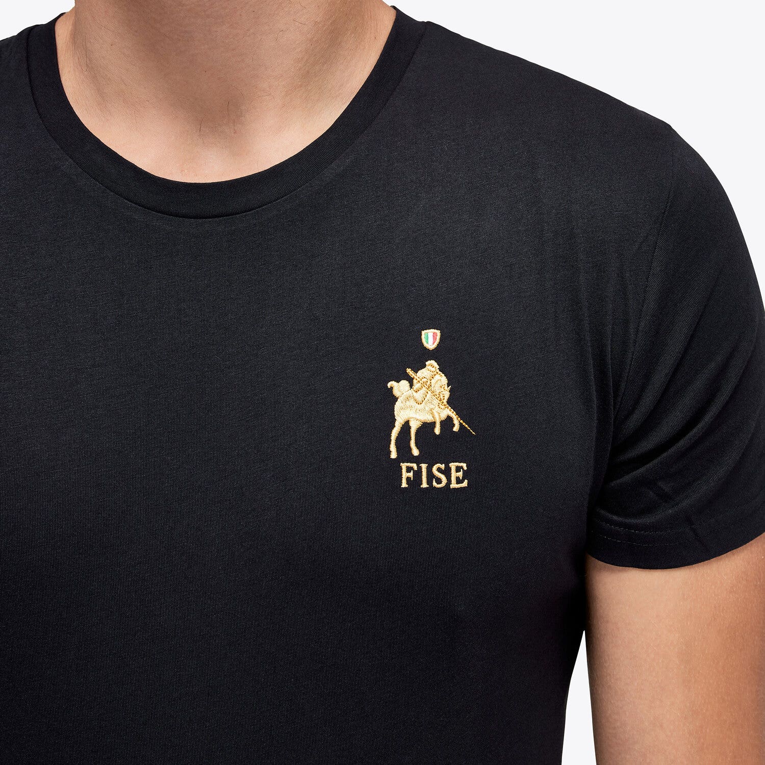 Cavalleria Toscana Men's FISE T-shirt NAVY-5