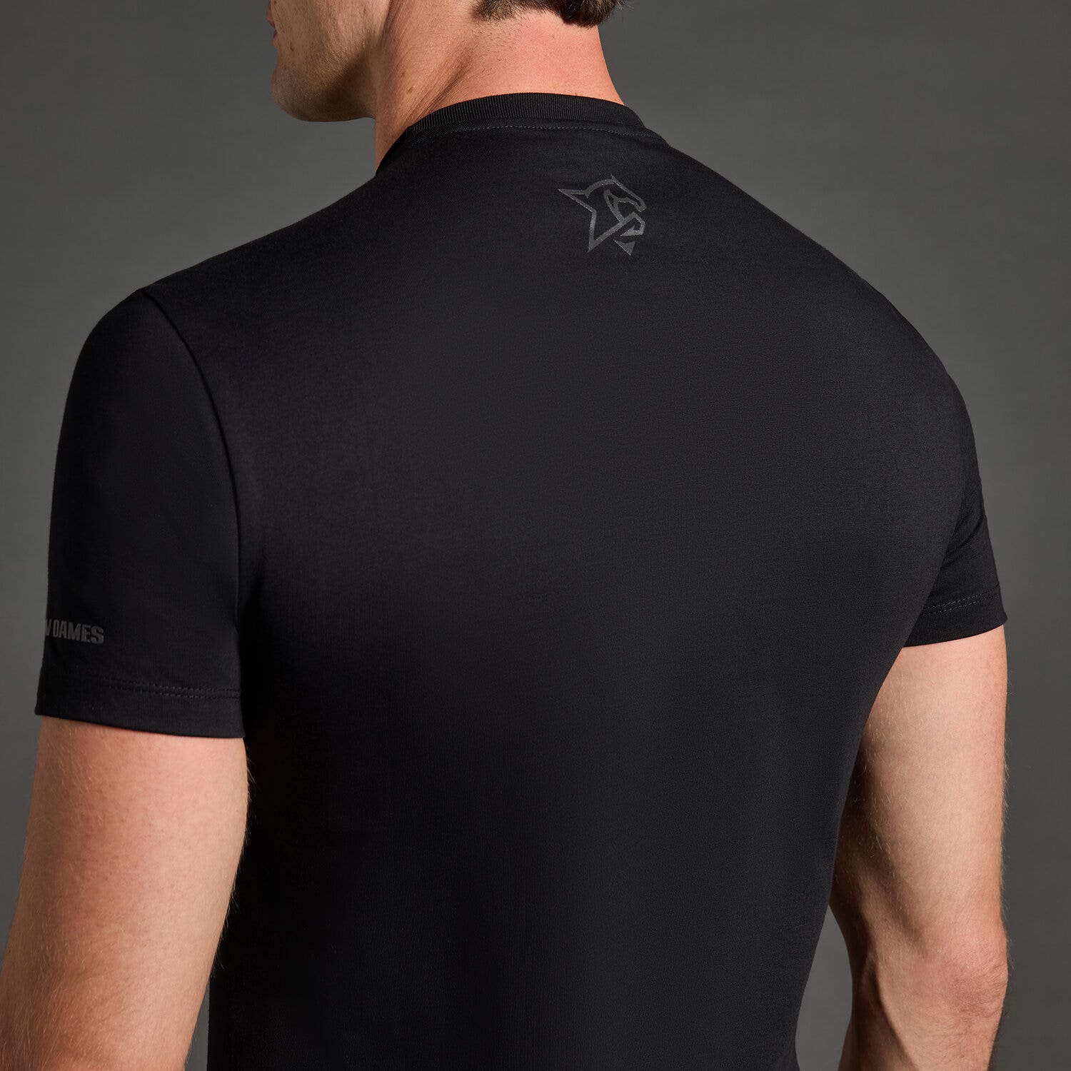 Cavalleria Toscana Men's t-shirt CT x Iron Dames BLACK-4