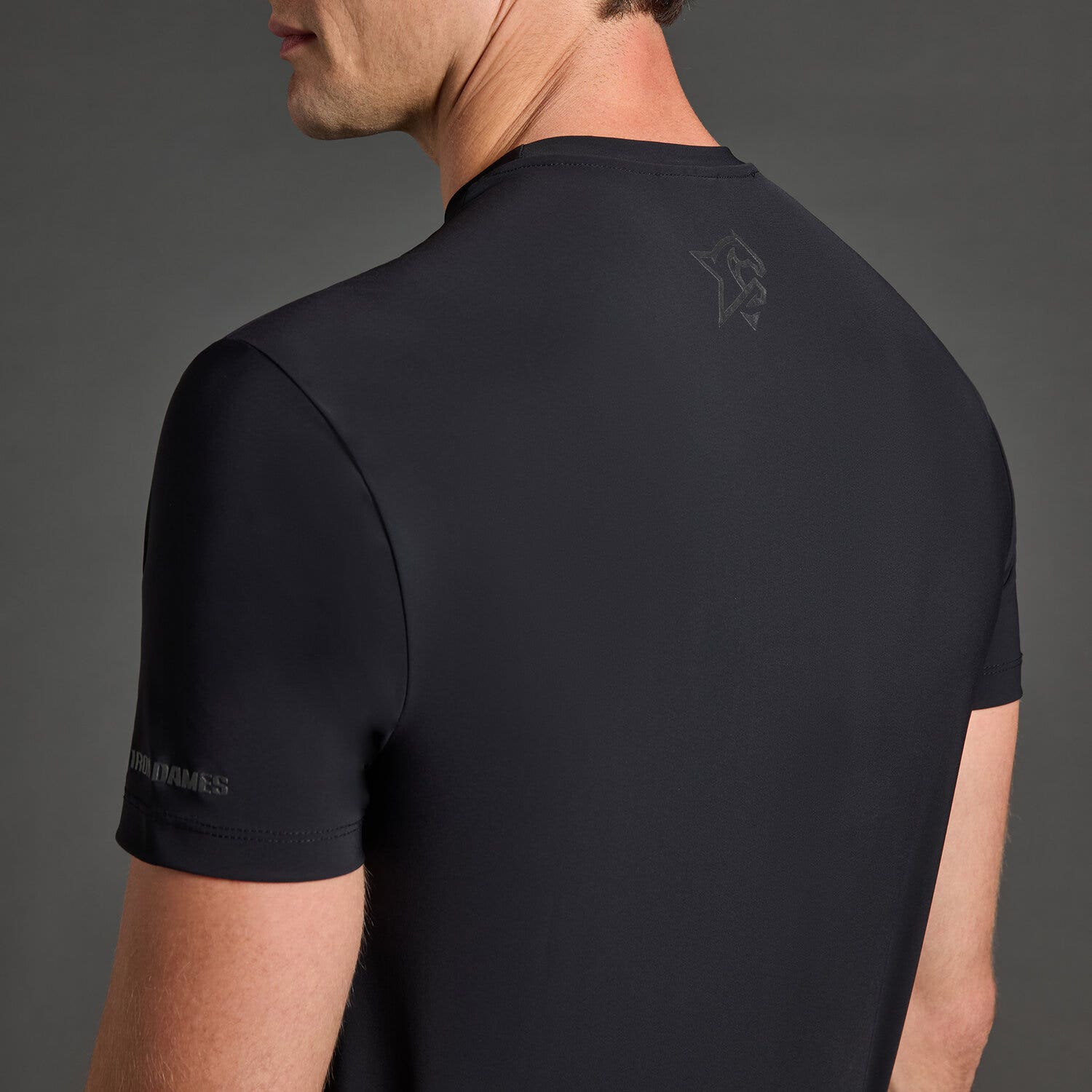 Cavalleria Toscana Men's t-shirt CT x Iron Dames BLACK-4