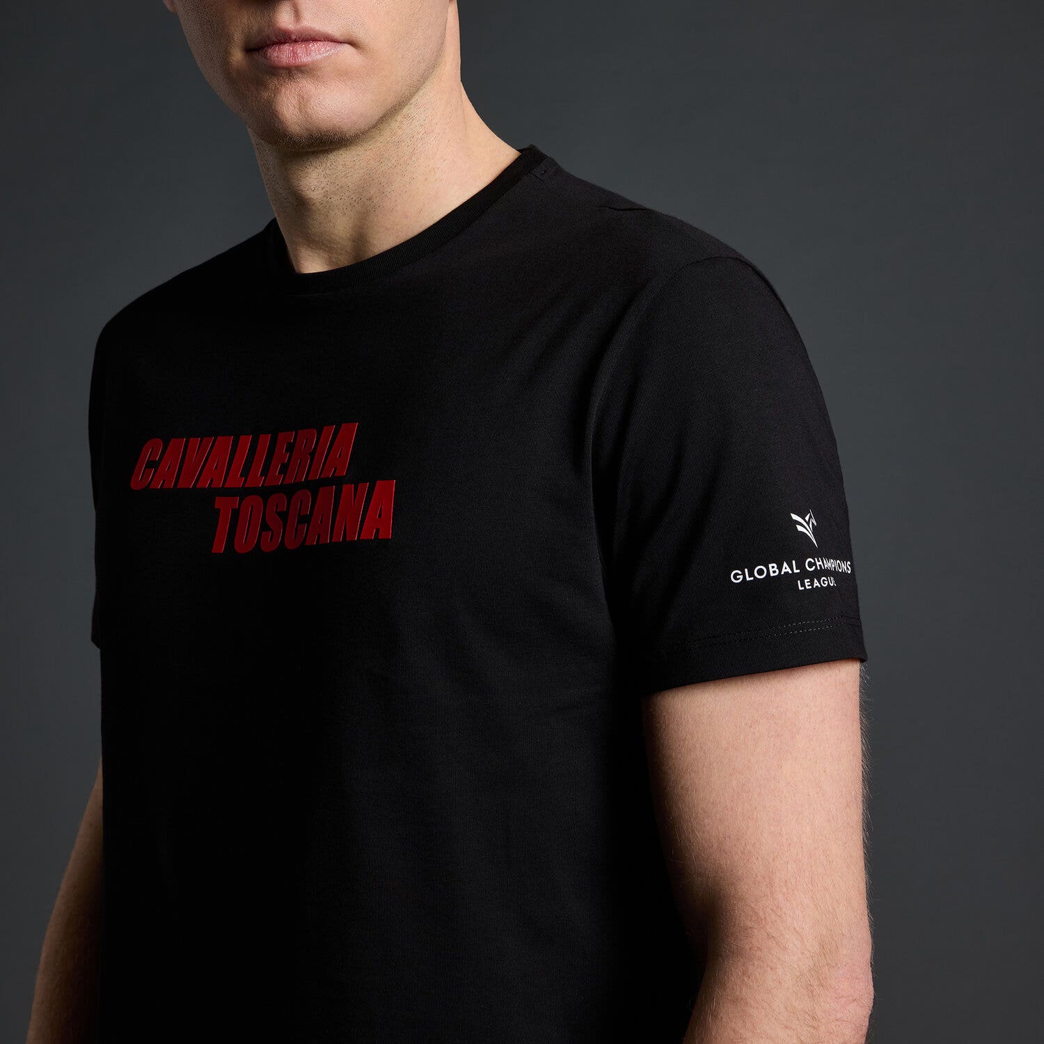 Cavalleria Toscana Cavalleria Toscana x Rome Gladiators Men's T-shirt BLACK-3