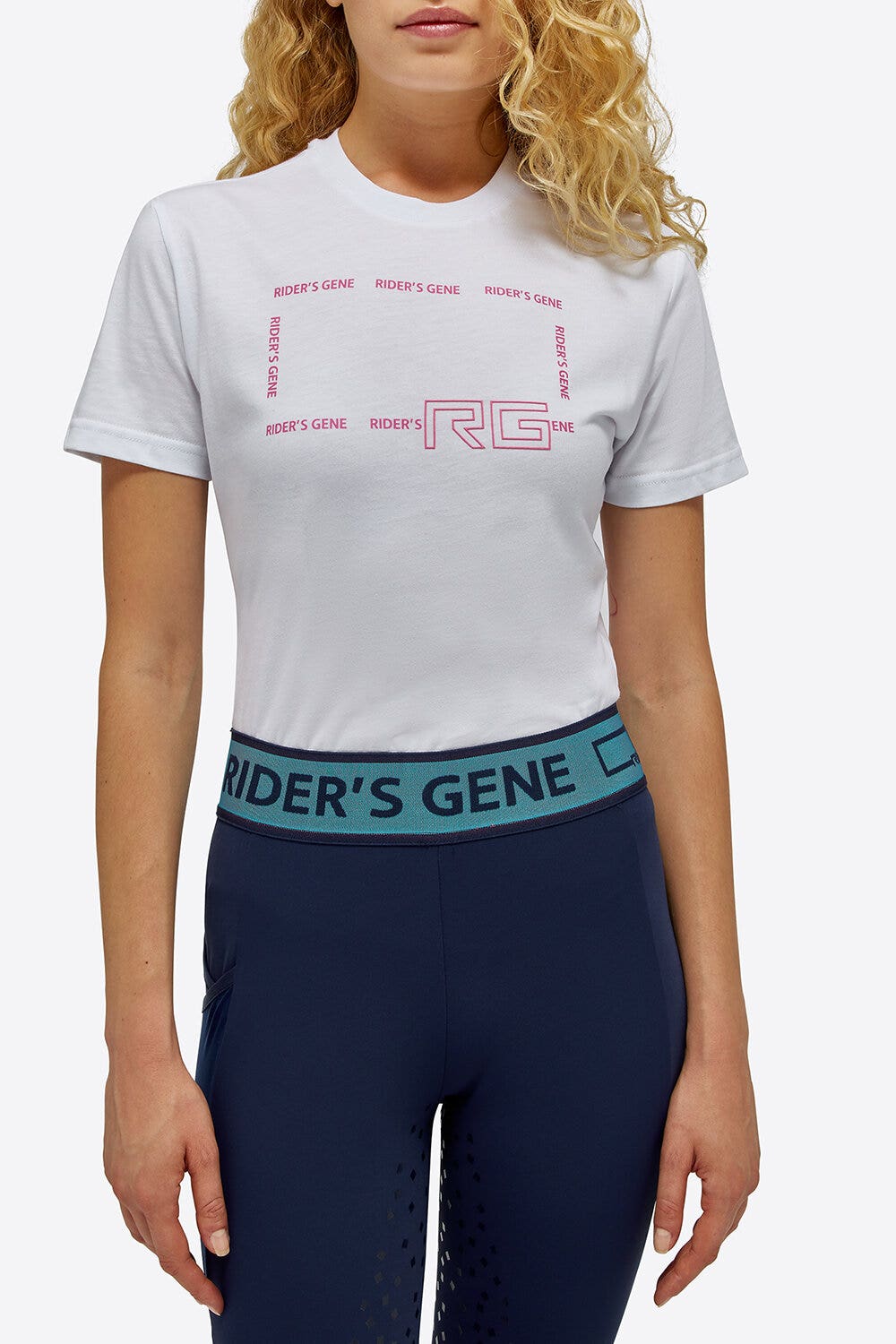 Rider's Gene Rider's Gene woman Cotton T-shirt WHITE-4