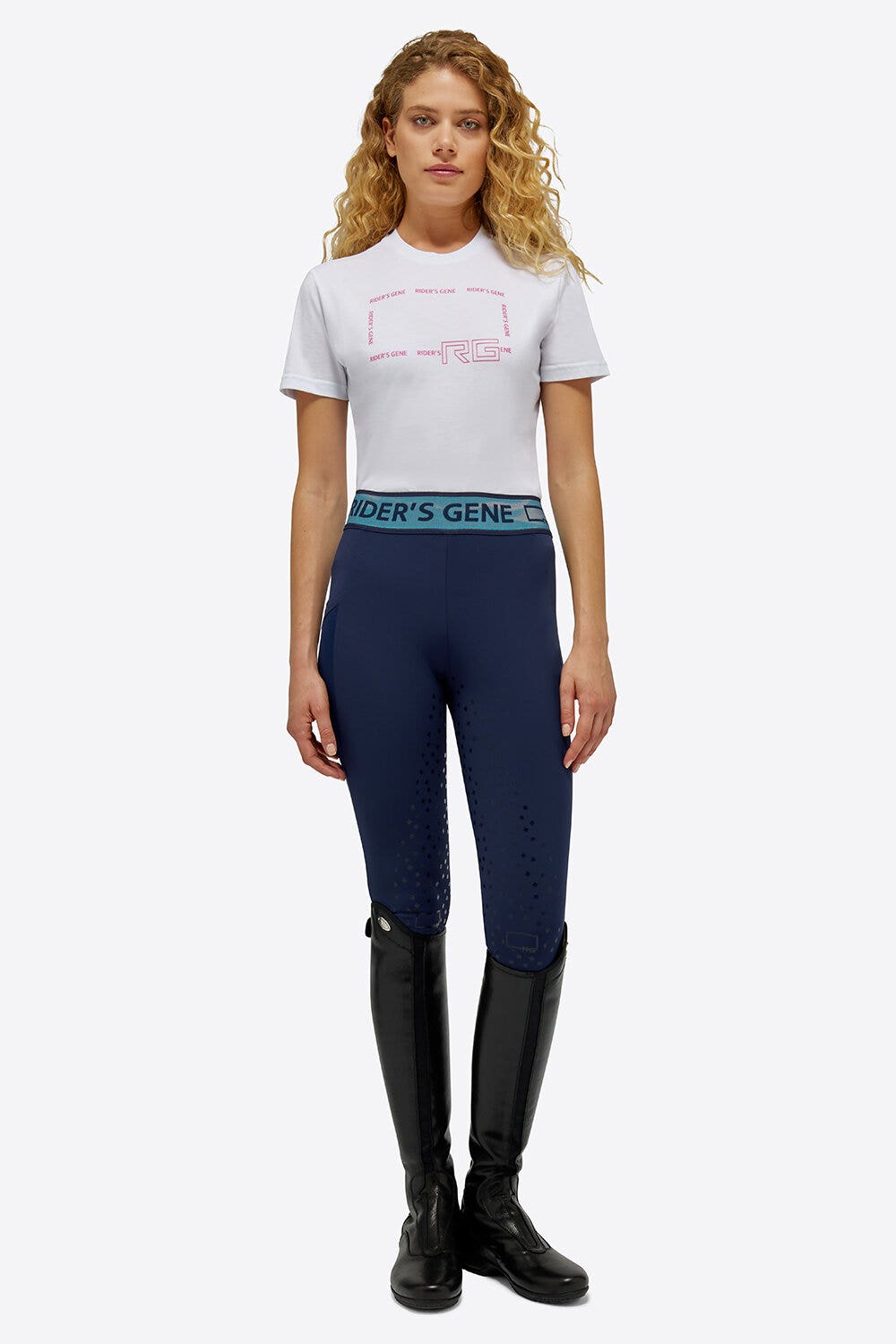 Rider's Gene Rider's Gene woman Cotton T-shirt WHITE-6