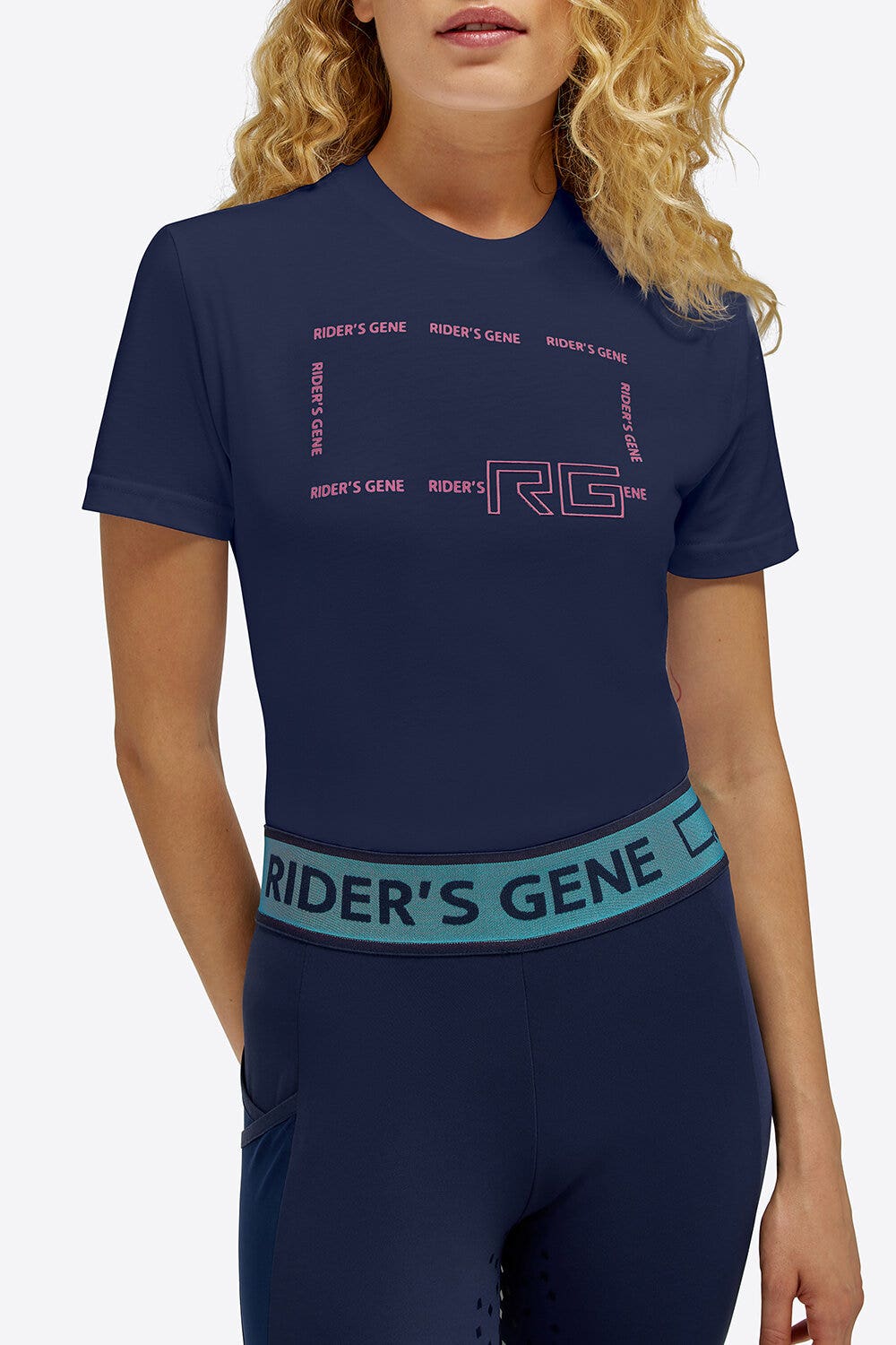 Rider's Gene Rider's Gene woman Cotton T-shirt ROYAL BLUE-2
