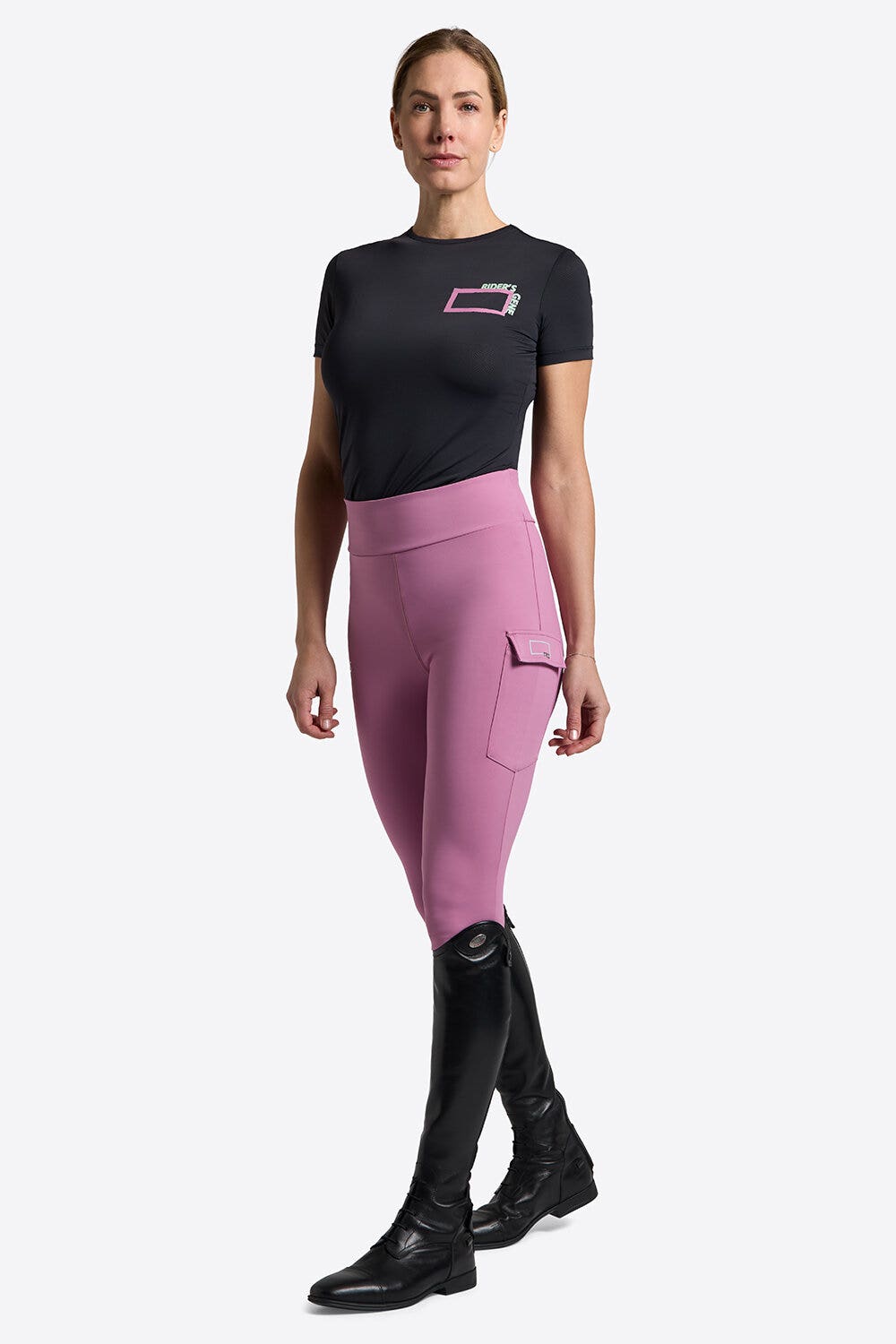 Rider's Gene Rider's Gene Women's Tech Short-Sleeve T-Shirt NAVY-1