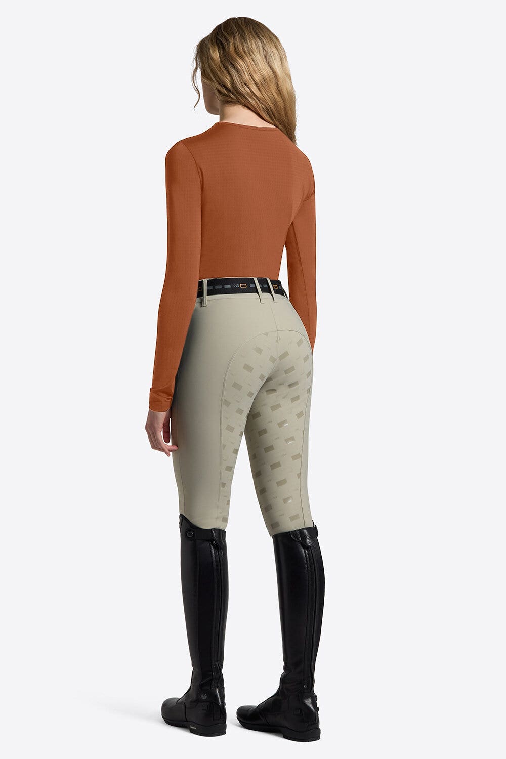 Rider's Gene Rider's Gene Women's Tech Long-Sleeve T-Shirt RAW SIENNA-2