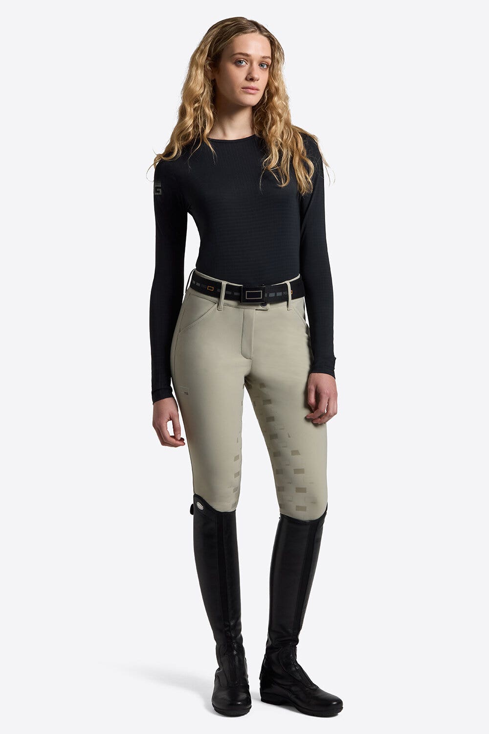 Rider's Gene Rider's Gene Women's Tech Long-Sleeve T-Shirt NAVY-1