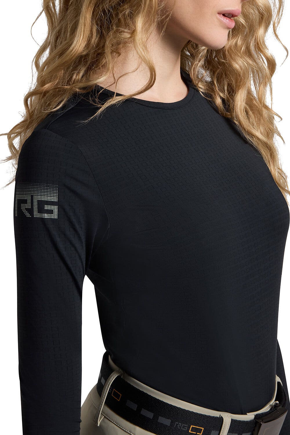 Rider's Gene Rider's Gene Women's Tech Long-Sleeve T-Shirt NAVY-3