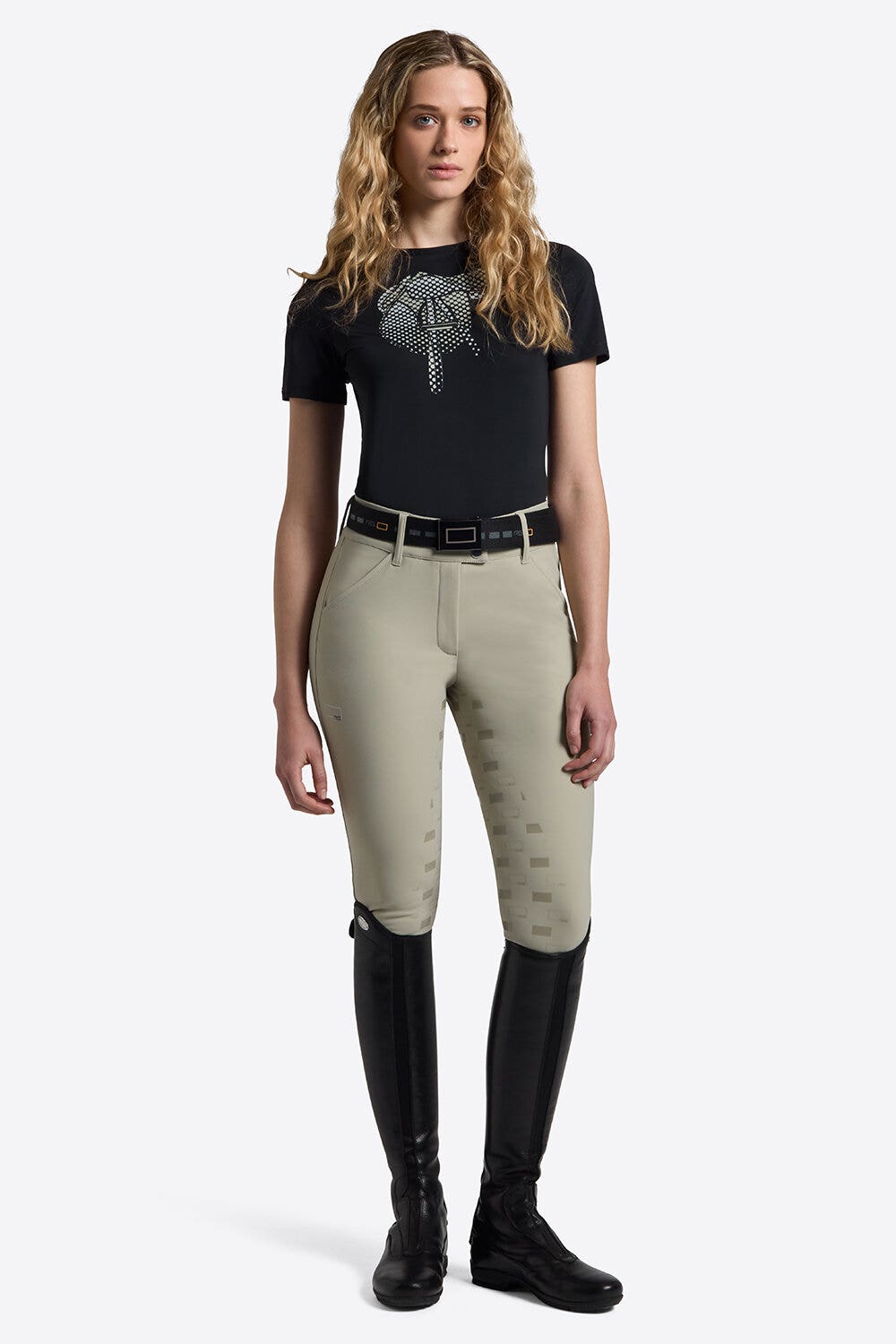 Rider's Gene Rider's Gene Women's Tech Long-Sleeve T-Shirt NAVY-1