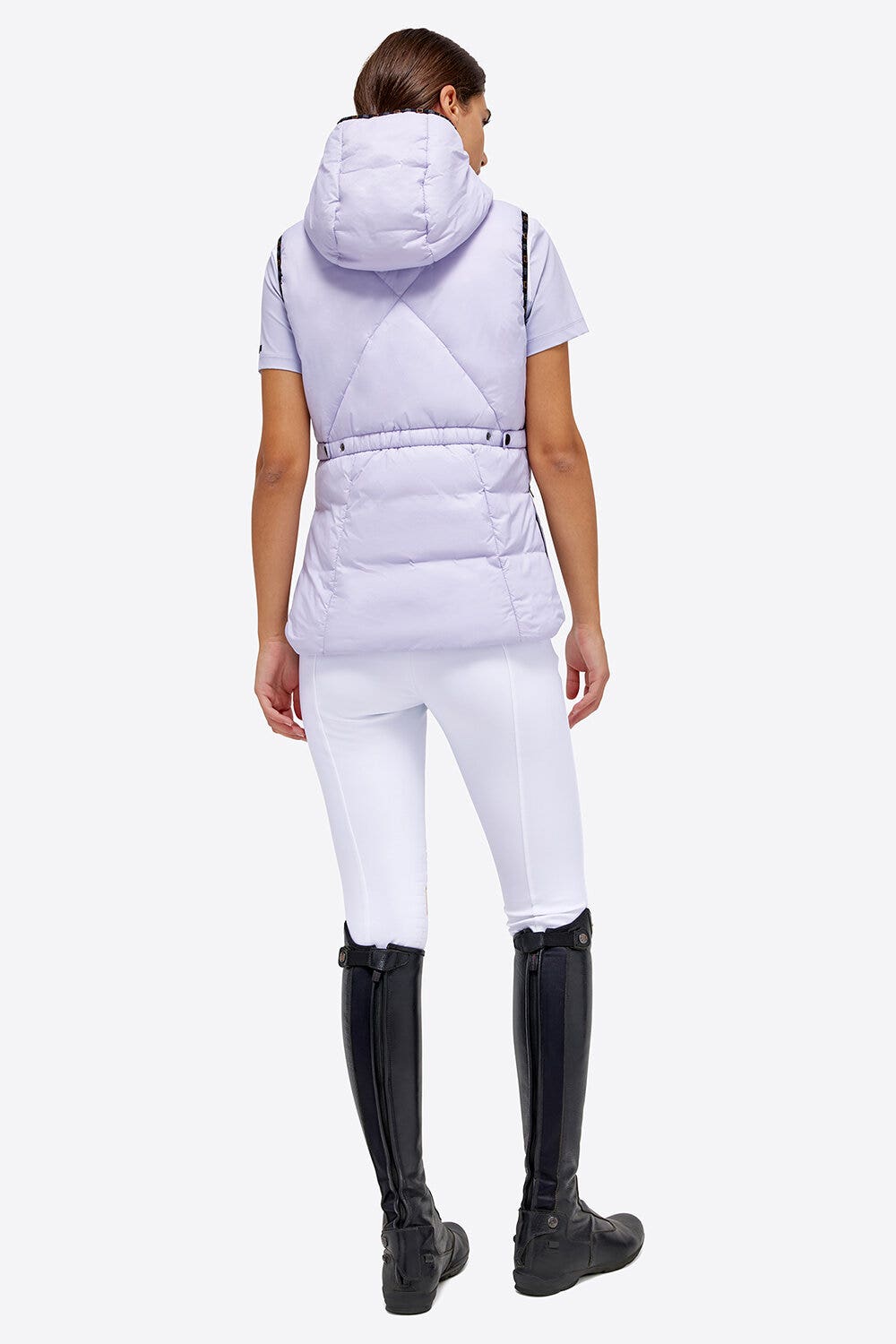 Rider's Gene Nylon Quilted RG Vest LILAC-9