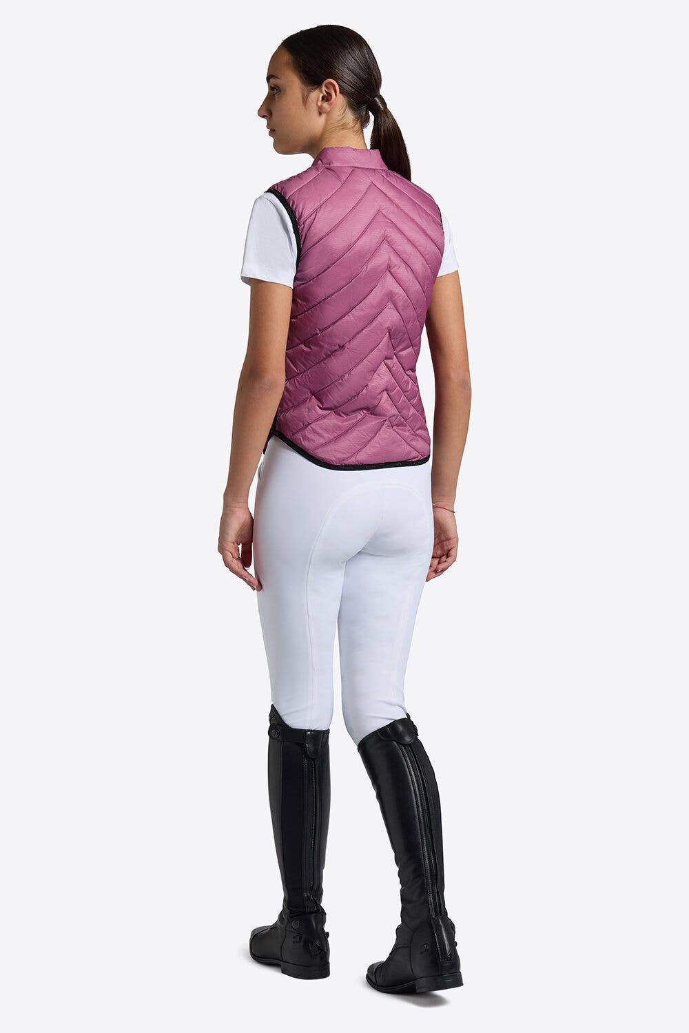 Rider's Gene Rider’s Gene Lightweight Women’s Puffer Vest MAUVE ORCHID-2