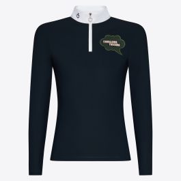 Cavalleria Toscana Jersey Jacquard Back Competition Shirt