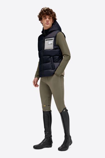 Lightweight Padded Jersey and Nylon Quilted RG Vest