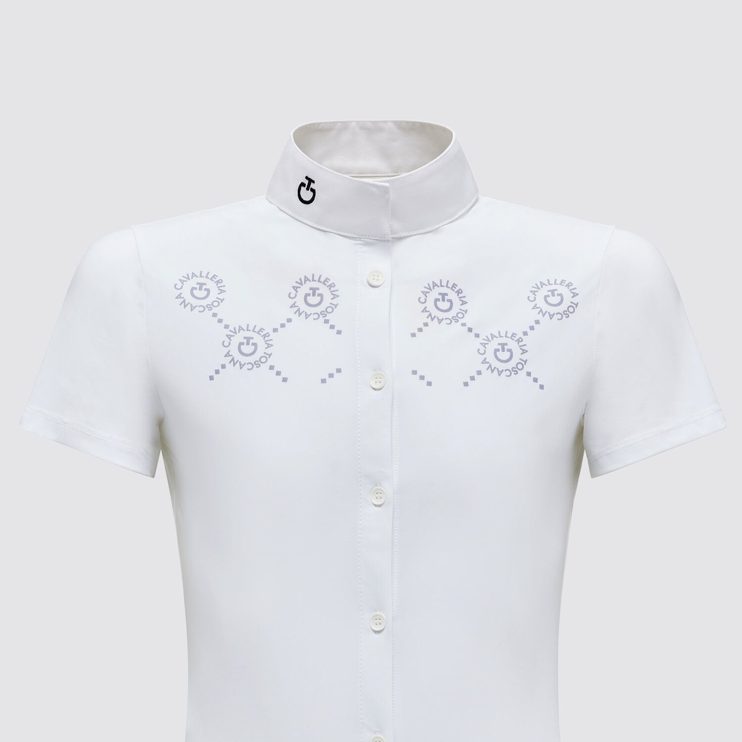 Cavalleria Toscana CT Mini Orbit jersey Competition Shirt WHITE-3