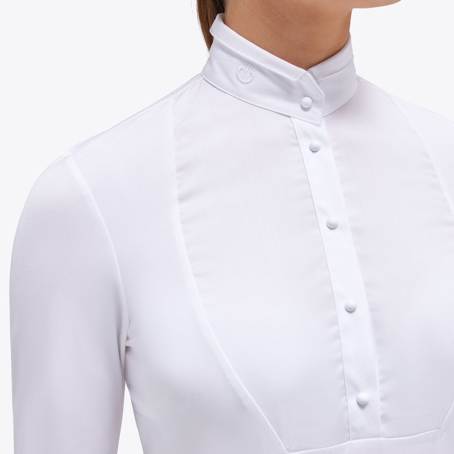 Cavalleria Toscana Women's competition shirt WHITE-6