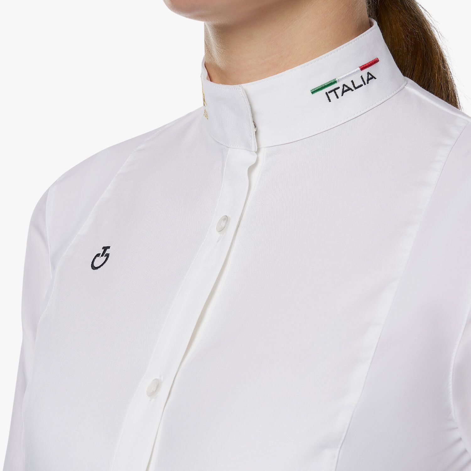 Cavalleria Toscana FISE Women's shirt WHITE-5