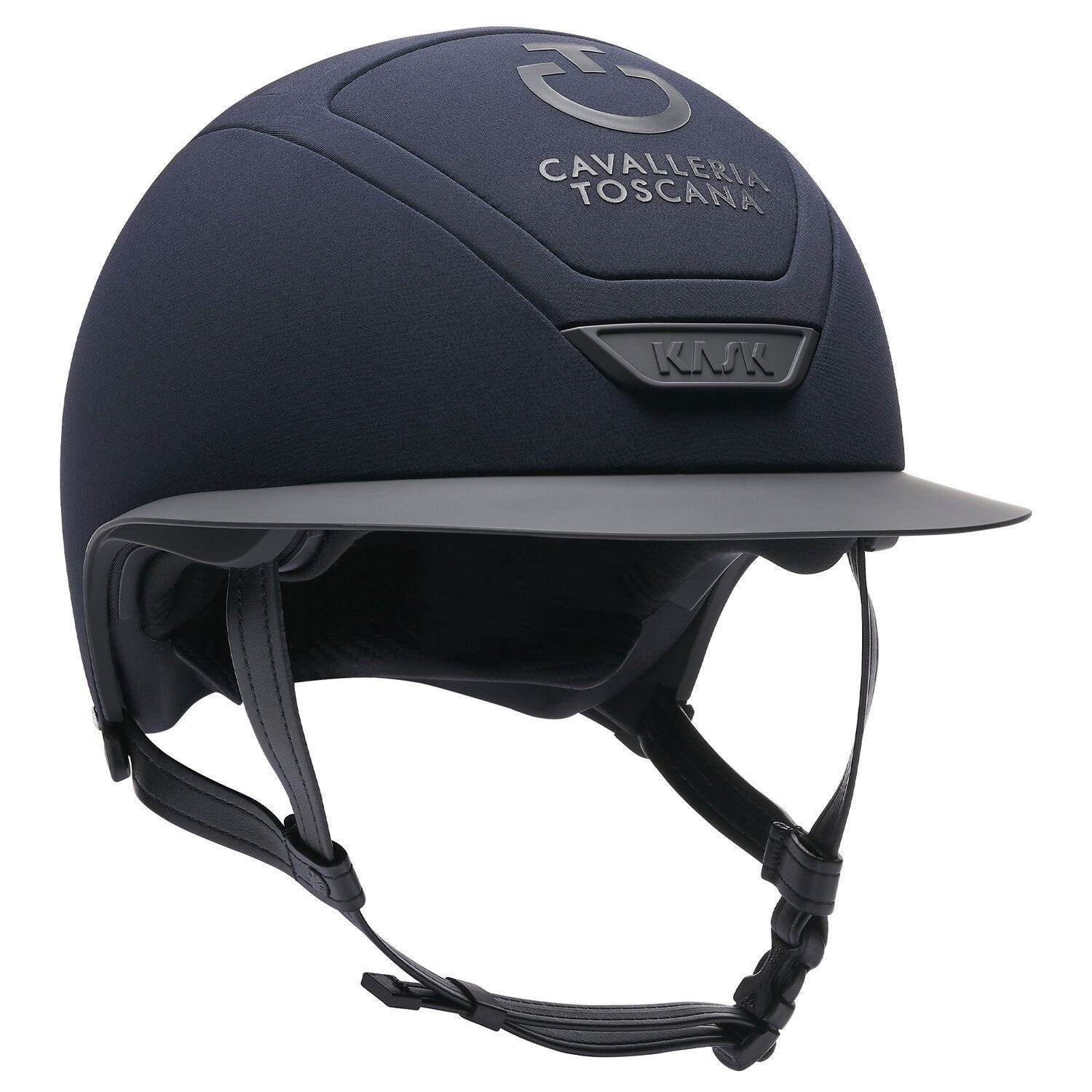 Wide brim riding helmet