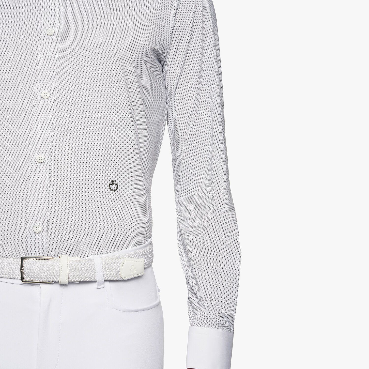 Cavalleria Toscana Men's button-down long-sleeved shirt. F009-4