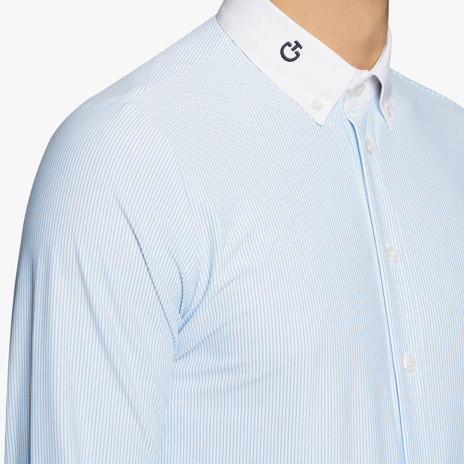 Cavalleria Toscana Men's button-down long-sleeved shirt. Q760-4