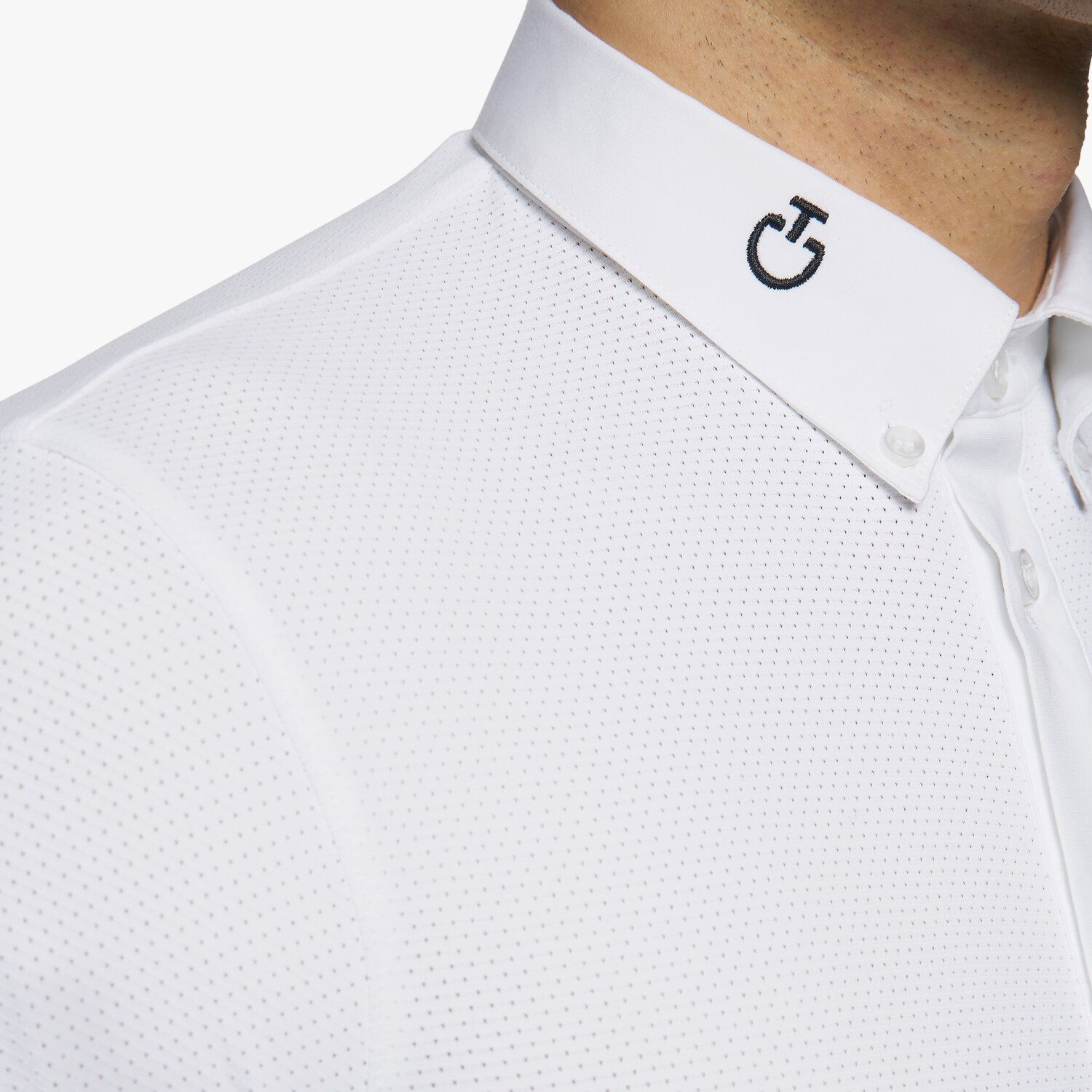 Cavalleria Toscana FISE competition shirt WHITE-4