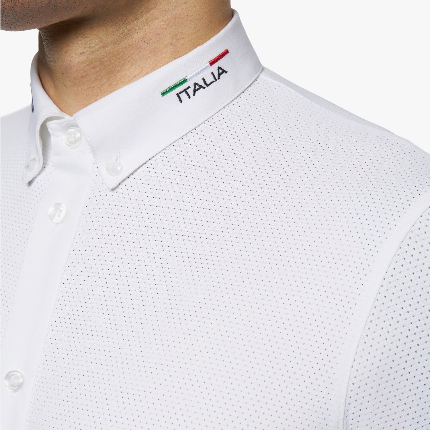 Cavalleria Toscana FISE competition shirt WHITE-5