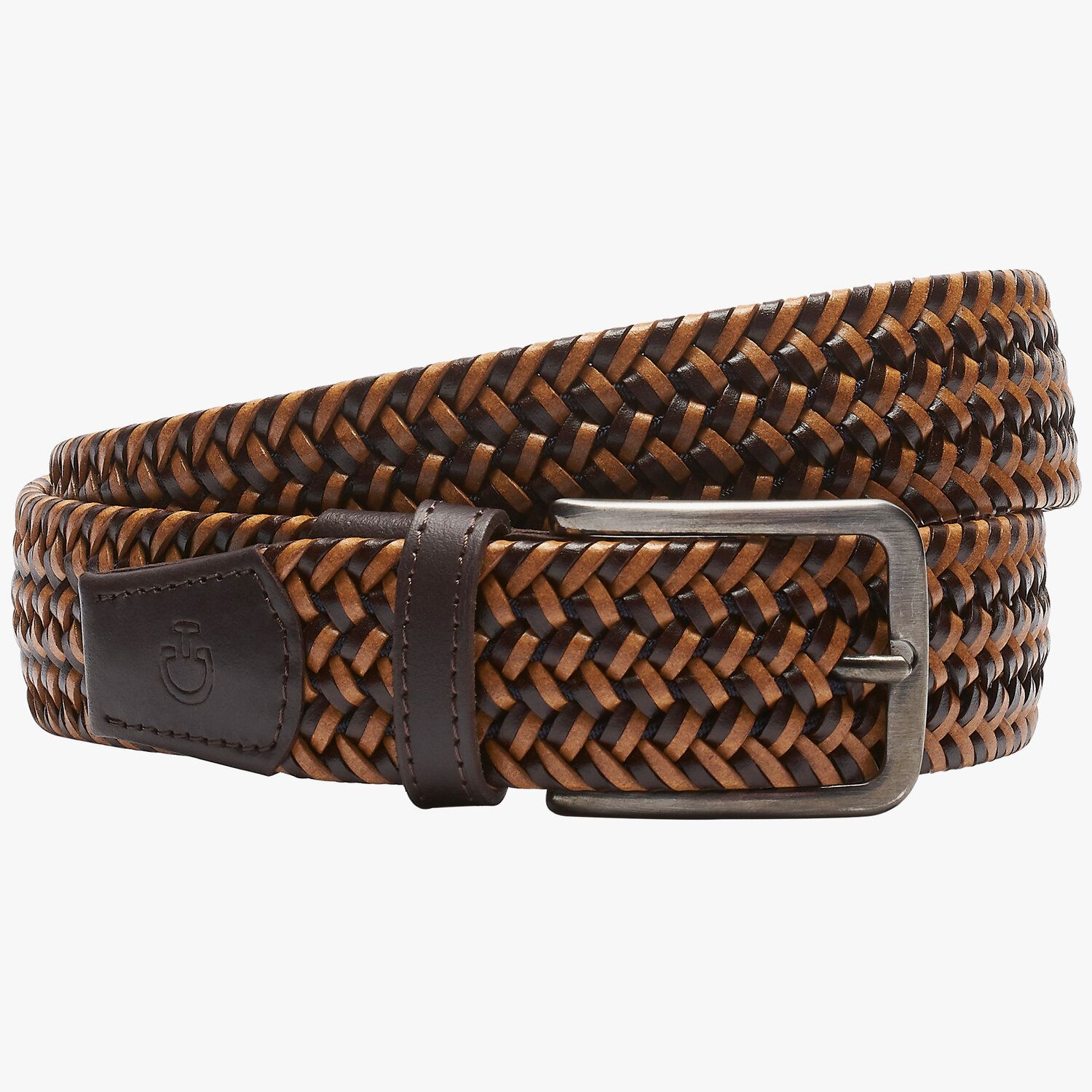 Cavalleria Toscana Woven leather belt 4248-1