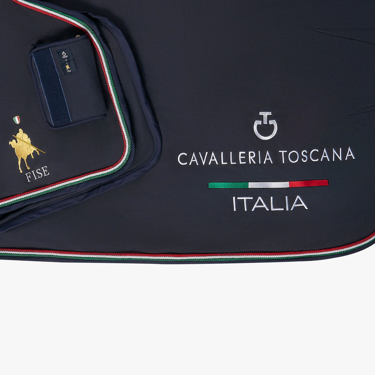 Cavalleria Toscana FISE fleece rug NAVY-2