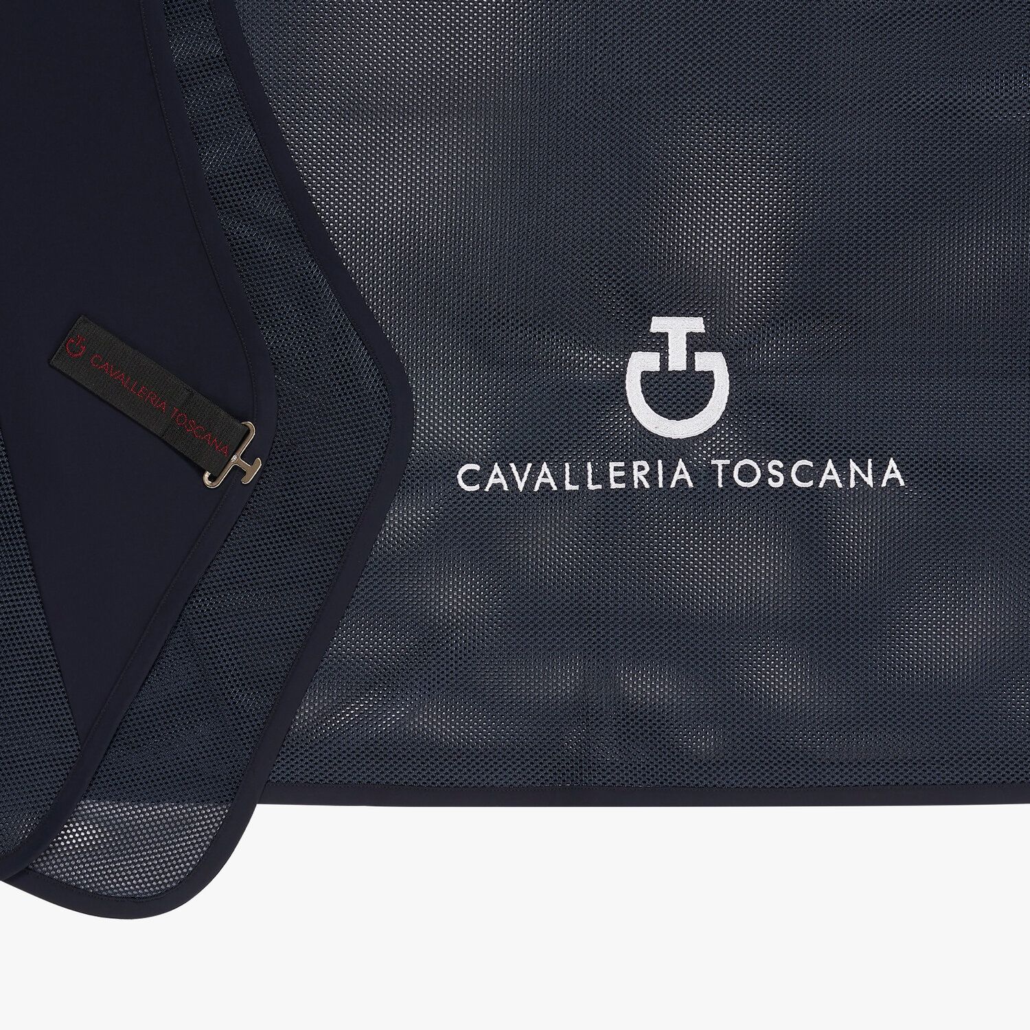 Cavalleria Toscana Mesh and jersey CT rug DARK BLUE/DARK BLUE-2