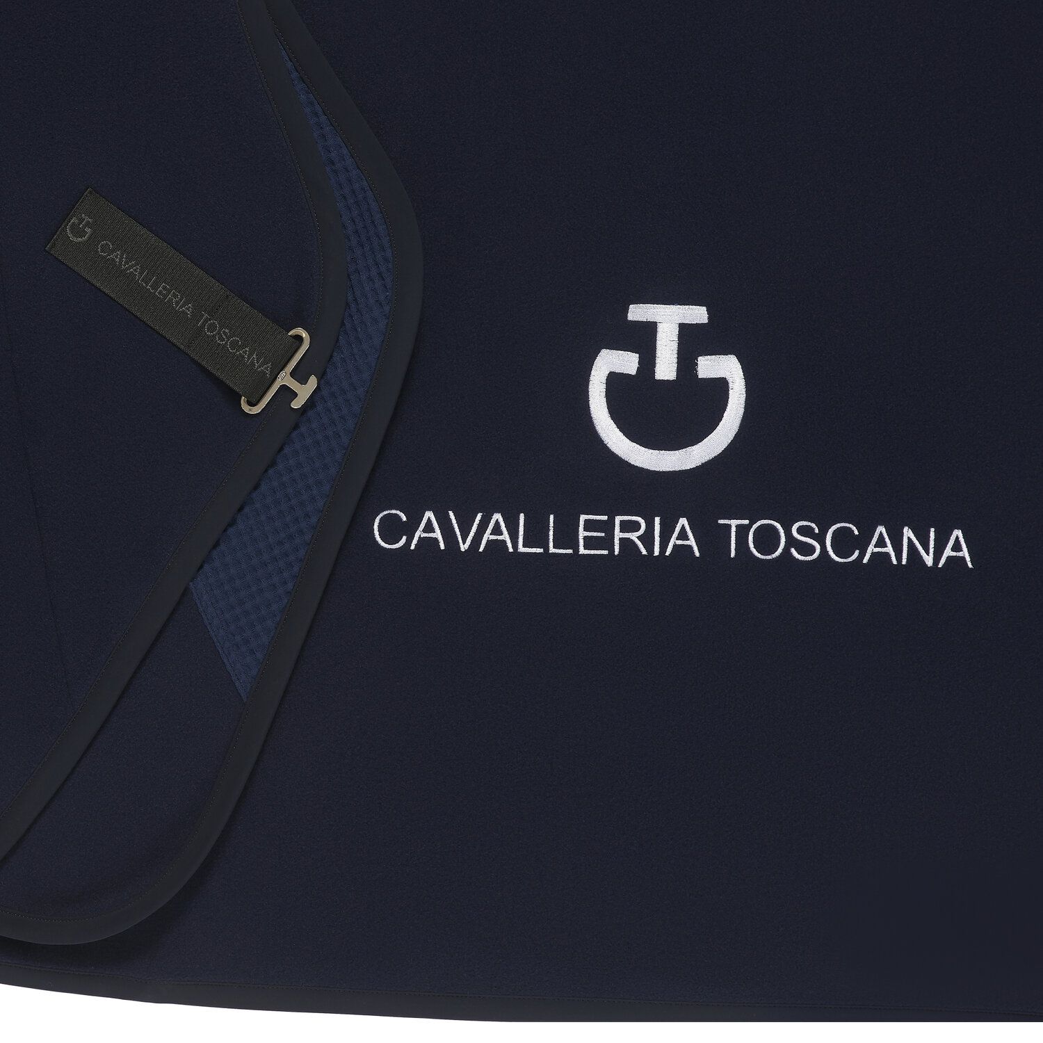 Cavalleria Toscana CT double fleece rug NAVY-2