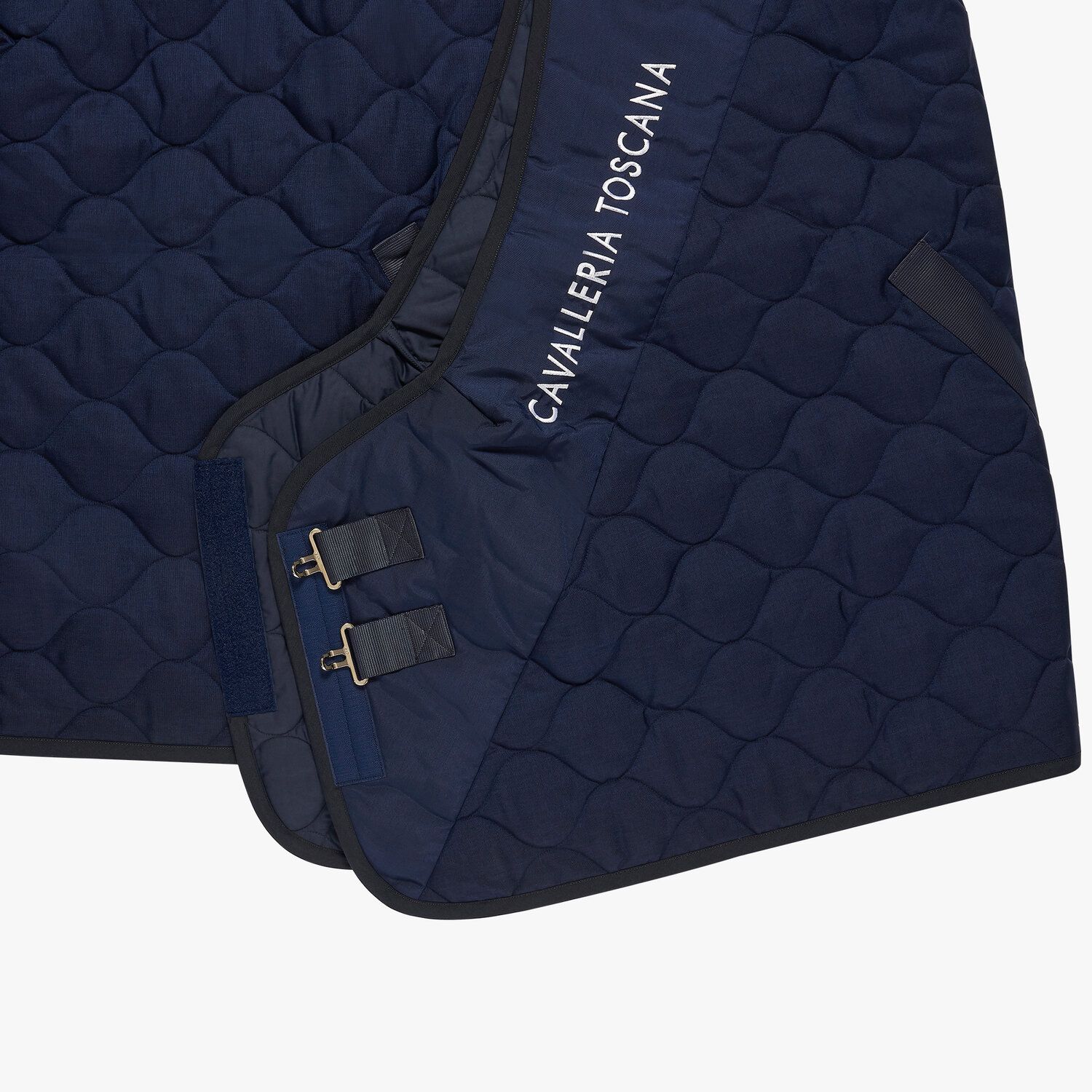 Cavalleria Toscana Quilted stable rug 250gr NAVY-2