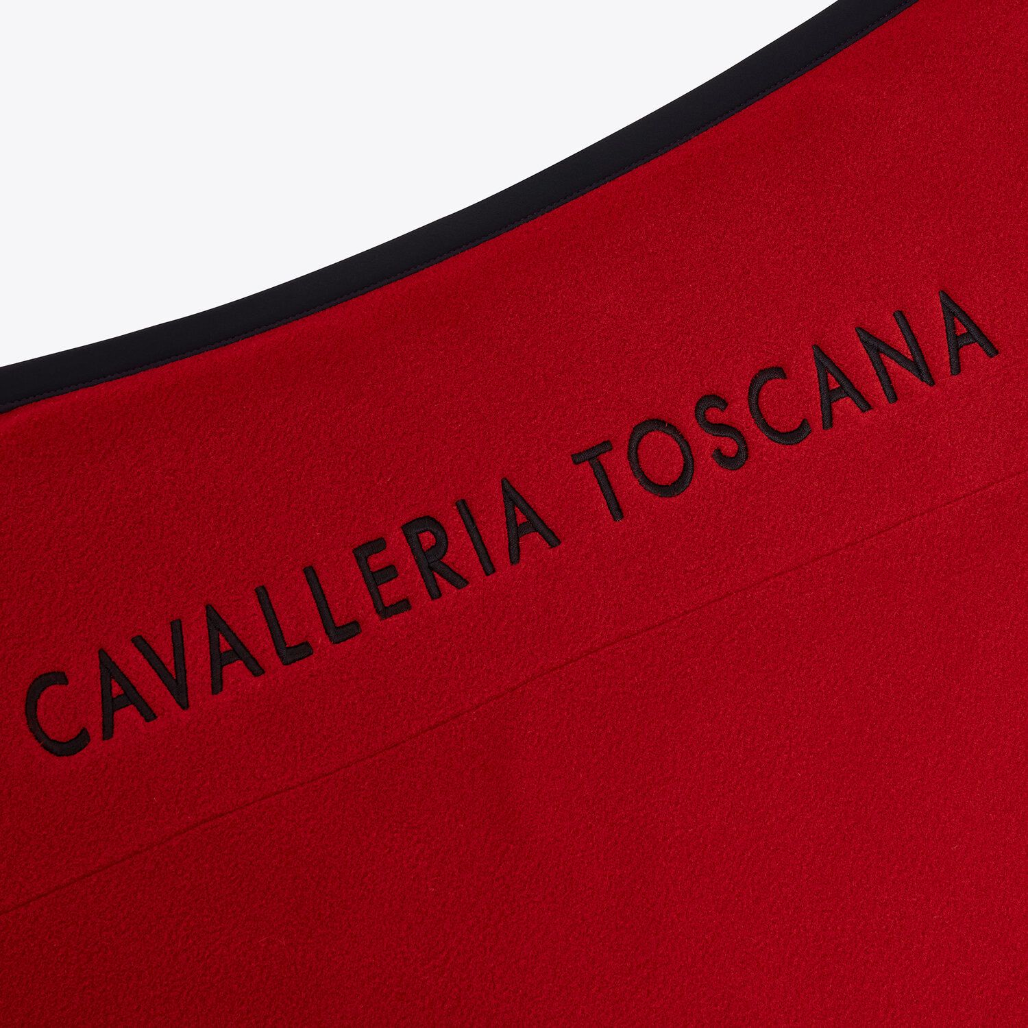 Cavalleria Toscana CT Logo Fleece Rug RED/BLACK-3