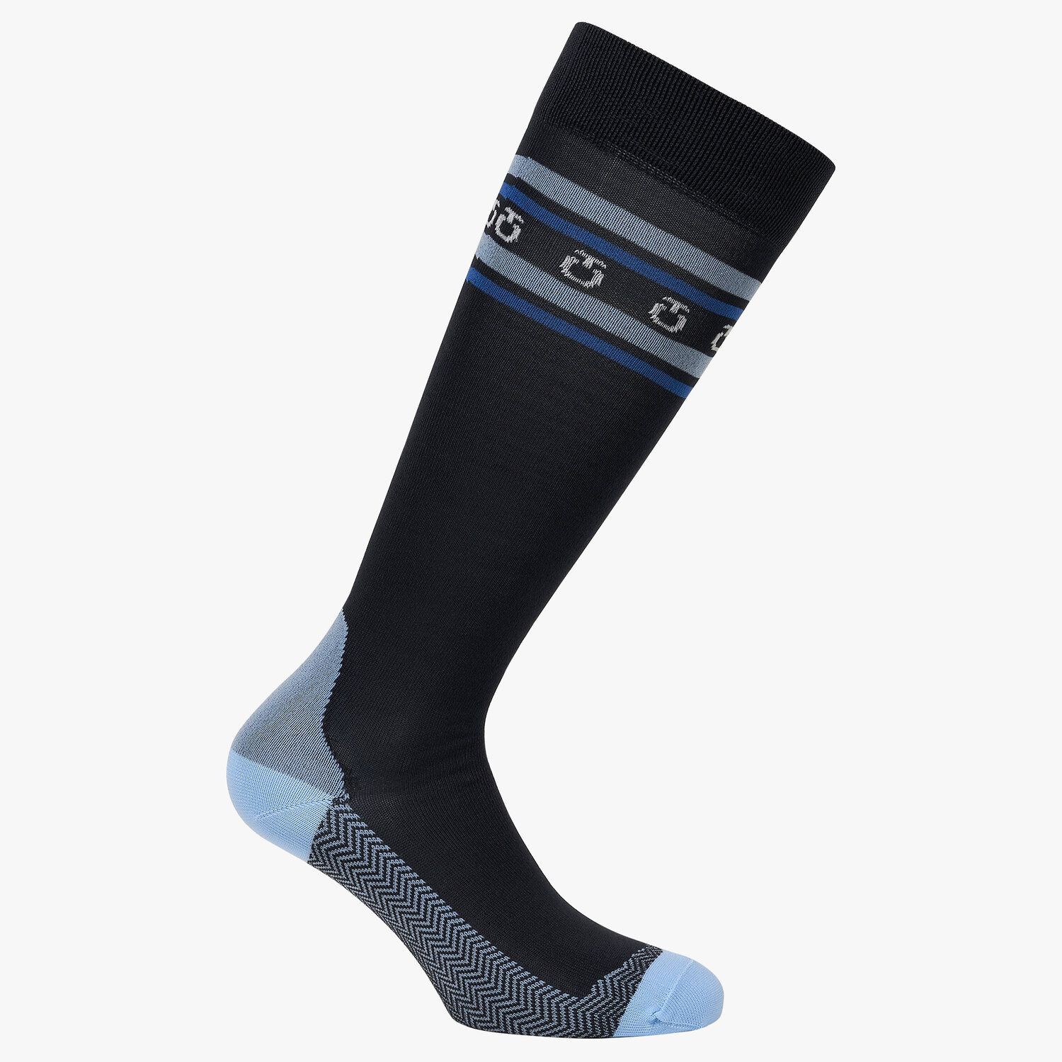 Cavalleria Toscana Breathable socks with logos 797C-1