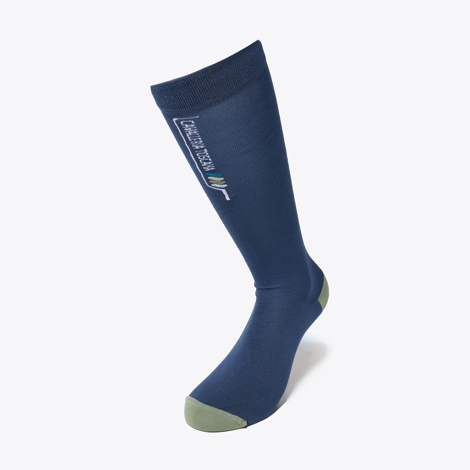 Cavalleria Toscana Performance socks with logo OCEAN BLUE-2