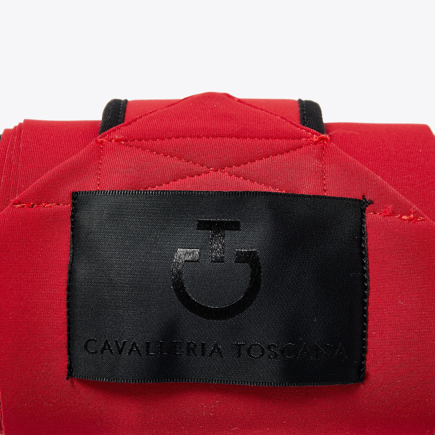 Cavalleria Toscana Stretch fleece bandages BLACK/RED-2