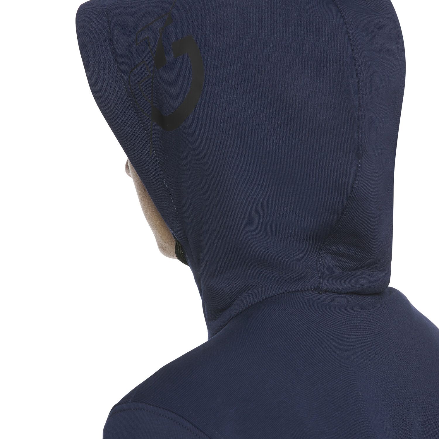 Cavalleria Toscana TEAM girl multi-logo zip hooded sweatshirt ROYAL BLUE-4