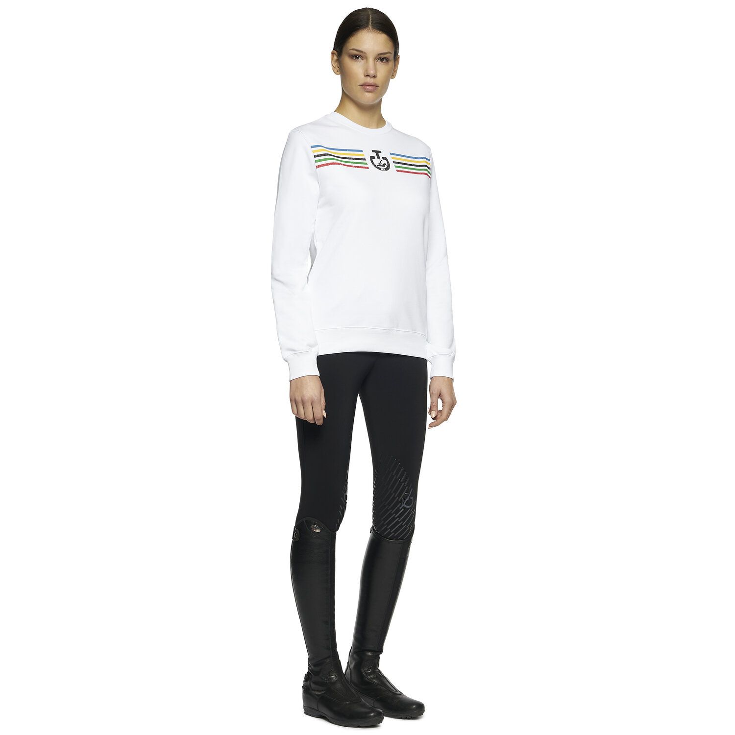 Cavalleria Toscana Women's Sweatshirt WHITE-2