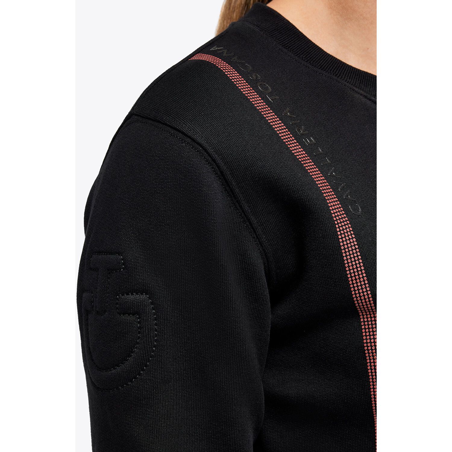 Cavalleria Toscana CT Academy women's cotton sweatshirt BLACK-5